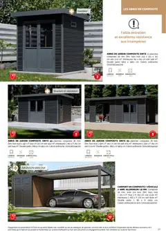 Brico Cash - Prévisualisation de Brico Cash Catalogue abris & carports valide à partir de 19/08/2026 | Page: 27 | Produits: Gouttière, Porte