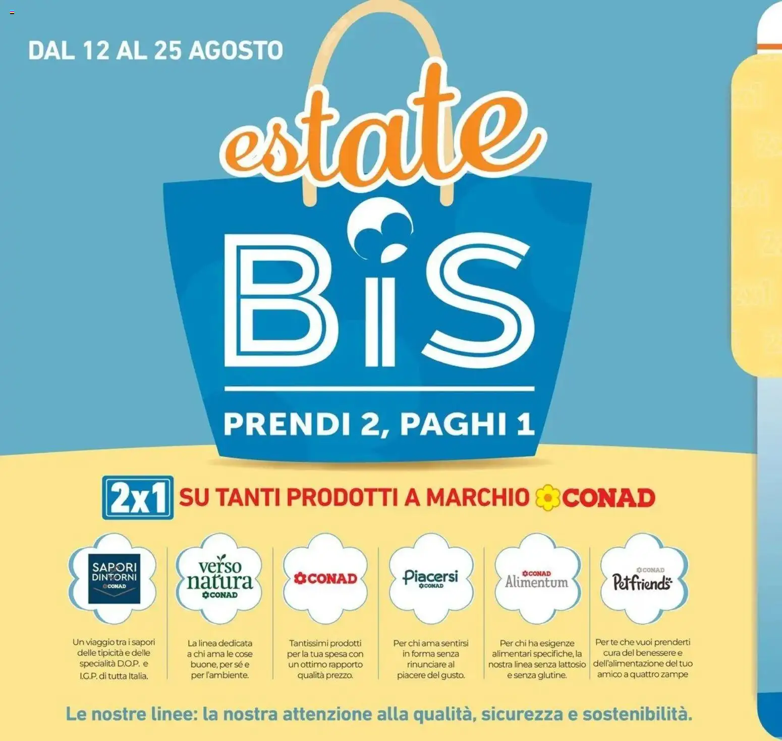 Volantino Conad dal 12/08/2026 > Anteprima | Pagina: 4 | Prodotti: Tè, Specialità, Senza lattosio