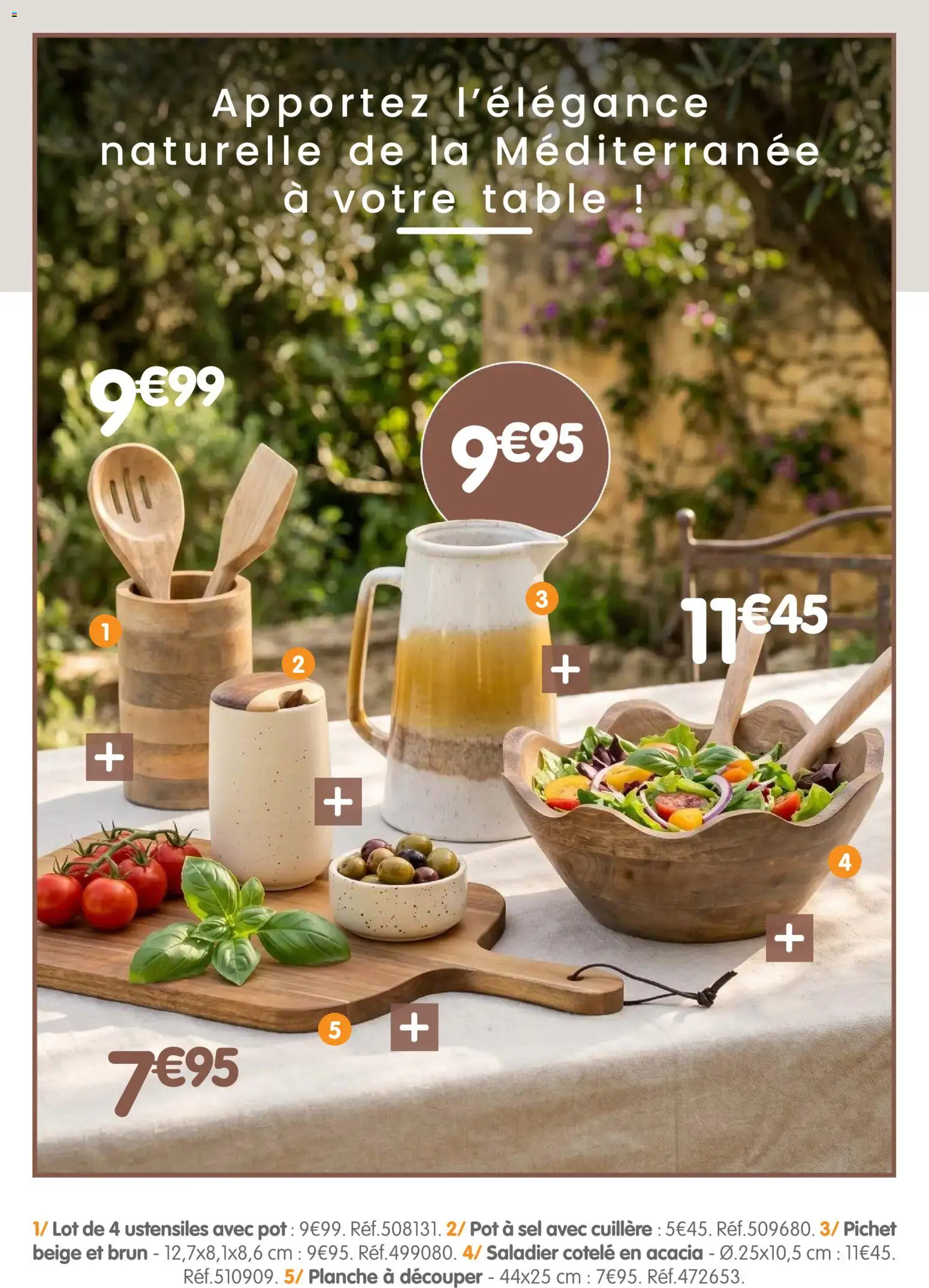 {H1} | Page: 8 | Produits: Planche à découper, Sel, Table