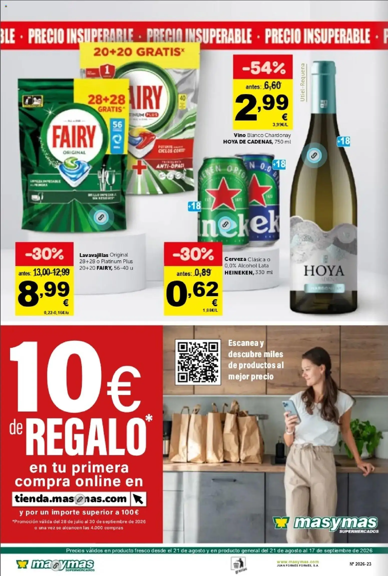 Masymas folleto │ válido desde el 21/08/2026 | Página: 18 | Productos: General, Vino, Cerveza, Vino blanco