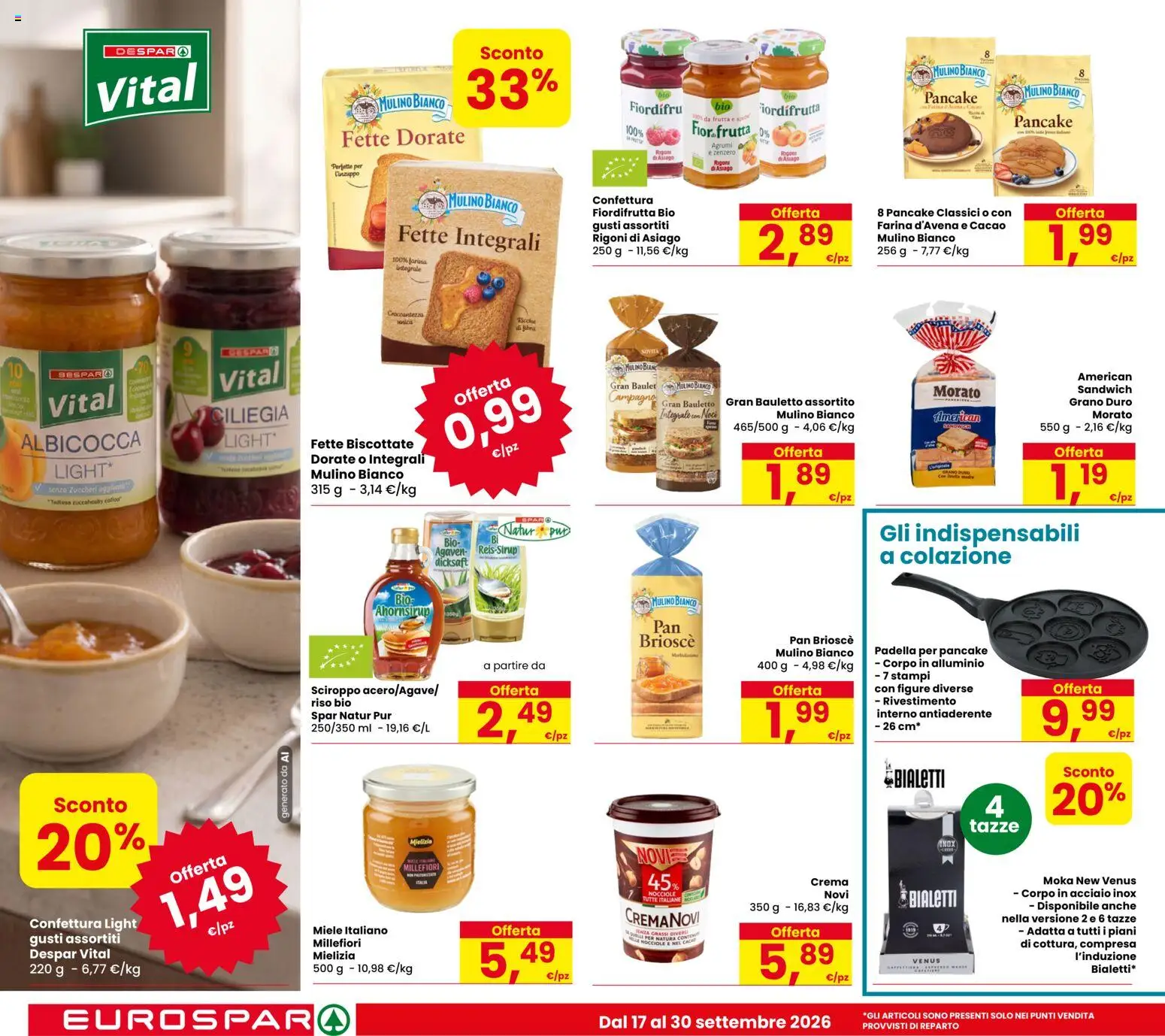 Volantino Eurospar del 17/09/2026 | Pagina: 18