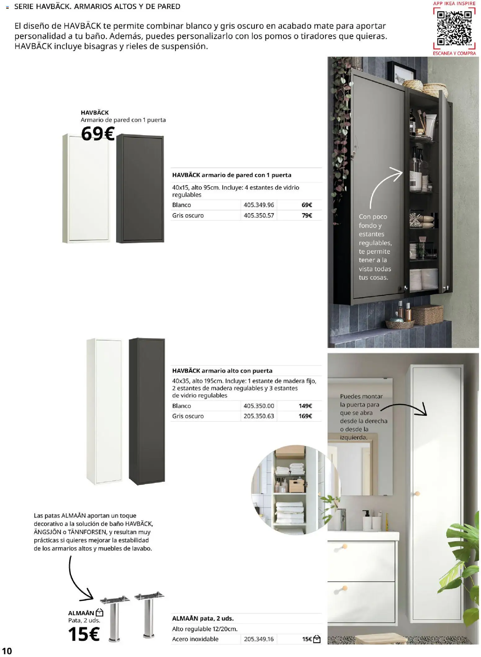 Catálogo IKEA Baños │ válido desde el 01/02/2026 | Página: 10 | Productos: Té, Estante, Armario, Baño