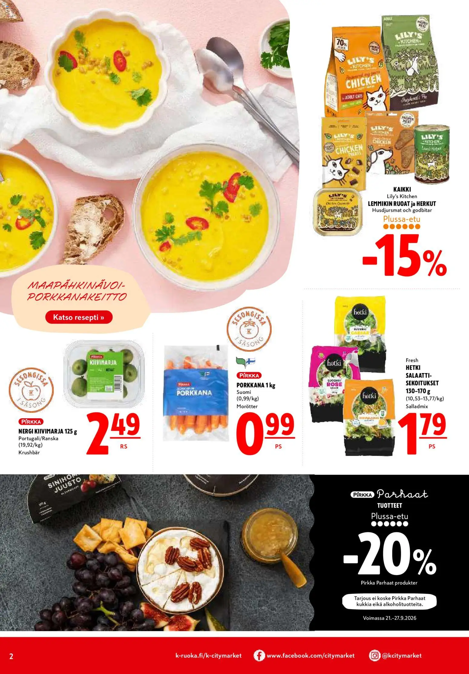 K-Citymarket tarjoukset – voimassa 21/09/2026 alkaen | Sivu: 2