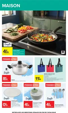 Carrefour - Prévisualisation de Carrefour catalogue valide à partir de 12.05.2026 | Page: 87 | Produits: Salade, Poêle, Essoreuse à salade, Glacière