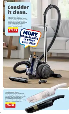 Preview of Weekly offers Aldi valid from 13/07/2026 | Page: 18 | Products: Brush, Floor, Cable, USB