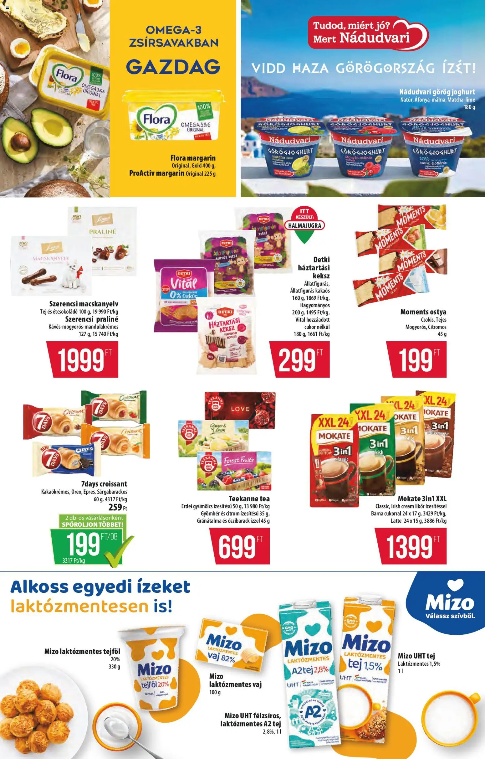 COOP akciós ujság - amely érvényes a következő dátumtól: 2026.10.08. | Oldal: 20 | Termékek: Őszibarack, Tejföl, Keksz, Mokate