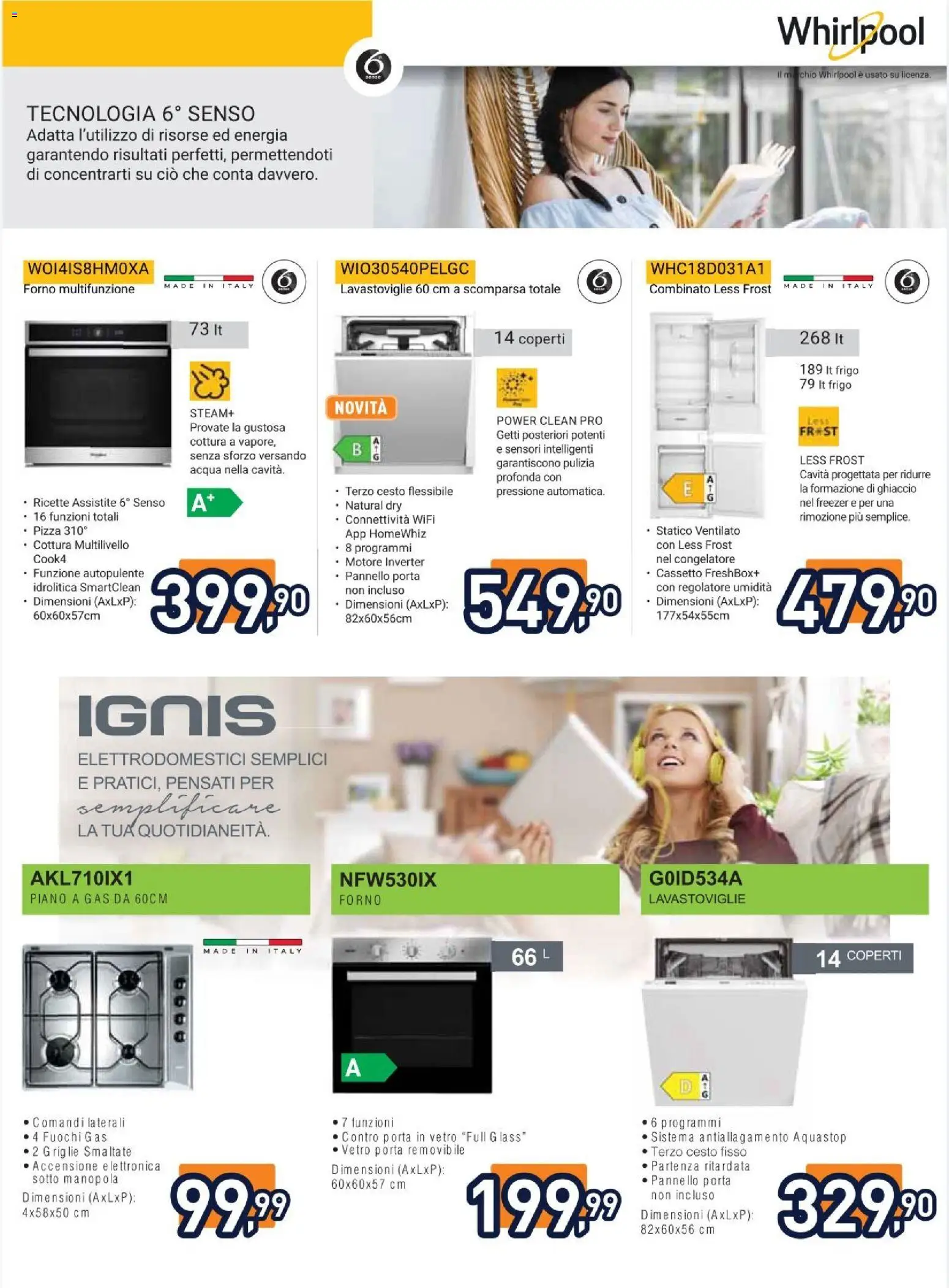 Volantino Unieuro del 07/09/2026 | Pagina: 37 | Prodotti: Porta, Acqua, Freezer, Ghiaccio