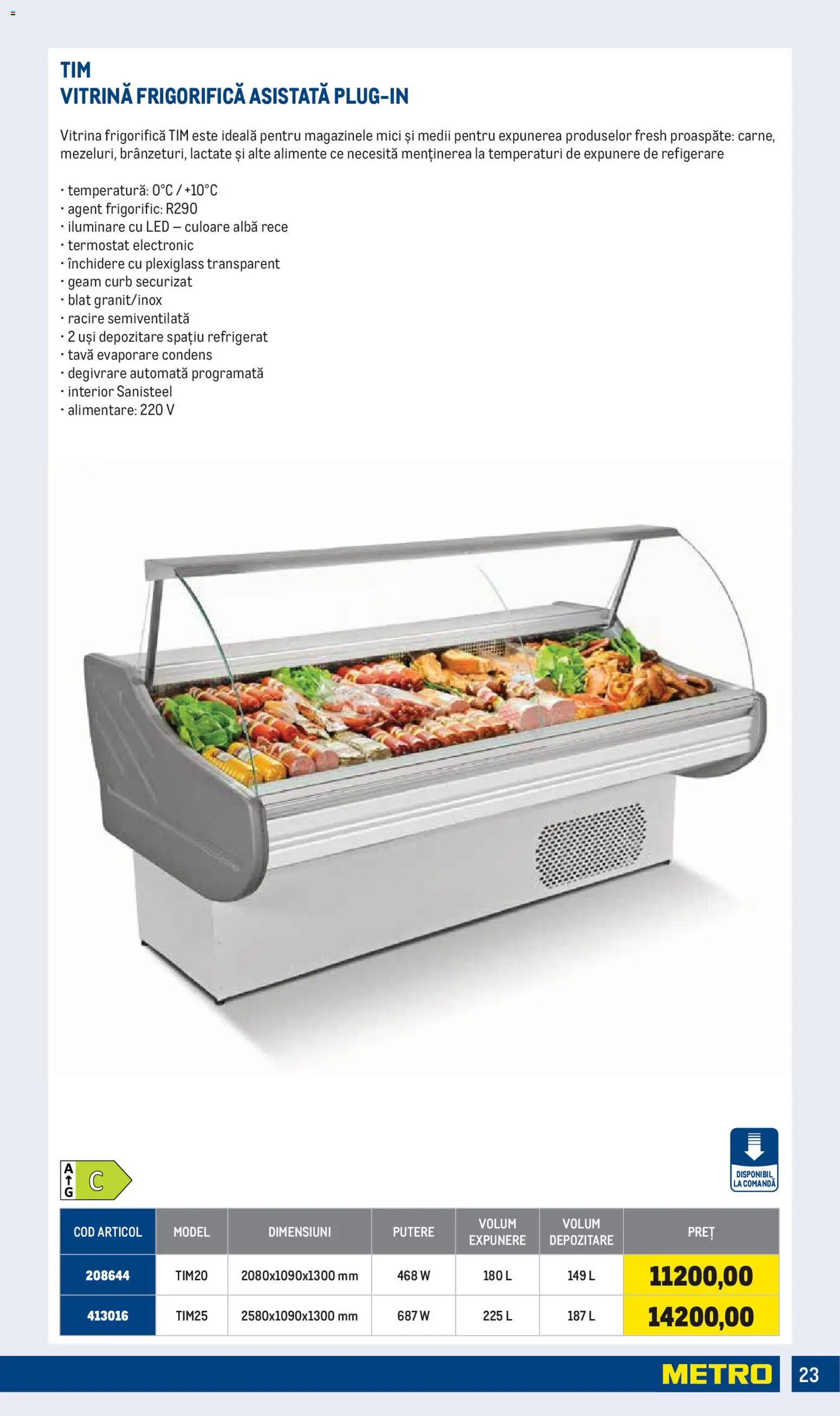 Noul catalog Metro – valabil de la 01.04.2026 | Pagină: 23 | Produse: Babak, Vitrină, Mici