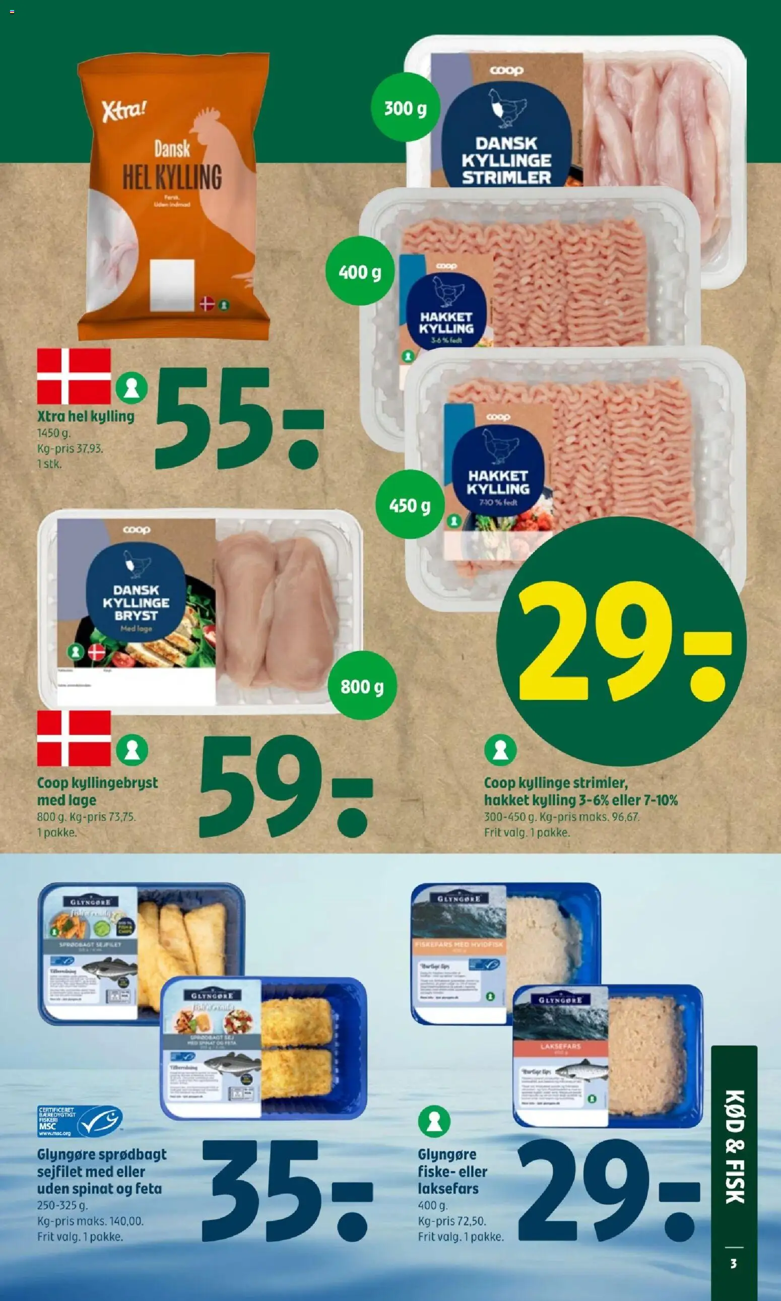 Coop 365 tilbudsavis – gyldig fra 09/04/2026 | Side: 5 | Produkter: Fisk, Spinat