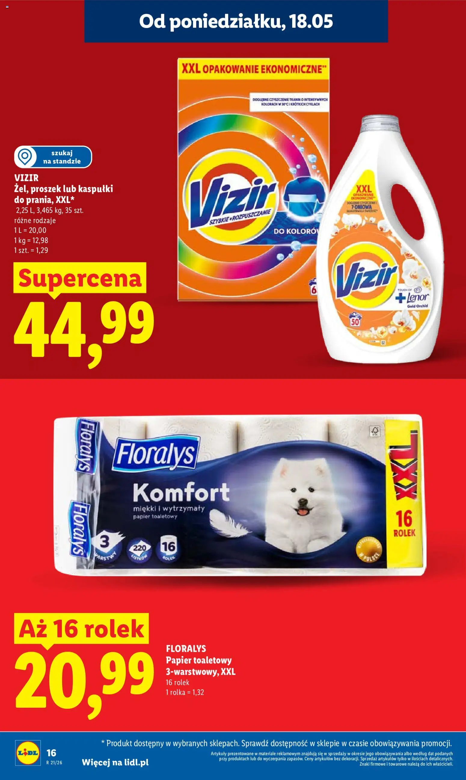 Lidl gazetka od 18.05.2026 | Strona: 16