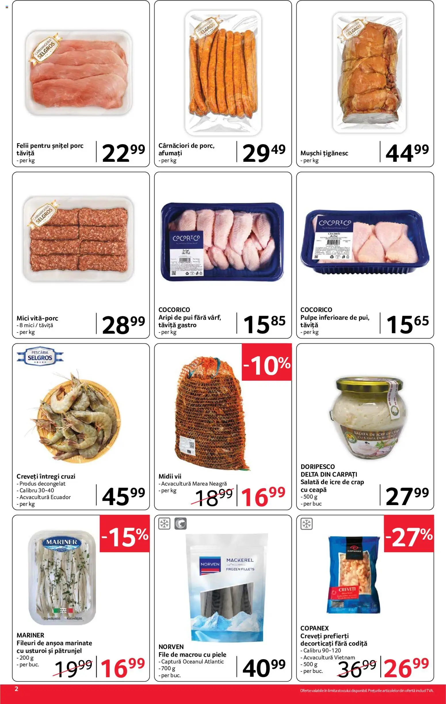 Noul catalog Selgros – valabil de la 26.06.2026 | Pagină: 2 | Produse: Pătrunjel, Mici, Ceapă, Usturoi