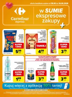 Pogląd oferty "Carrefour gazetka - Express II" - ważna od 18.08.2026