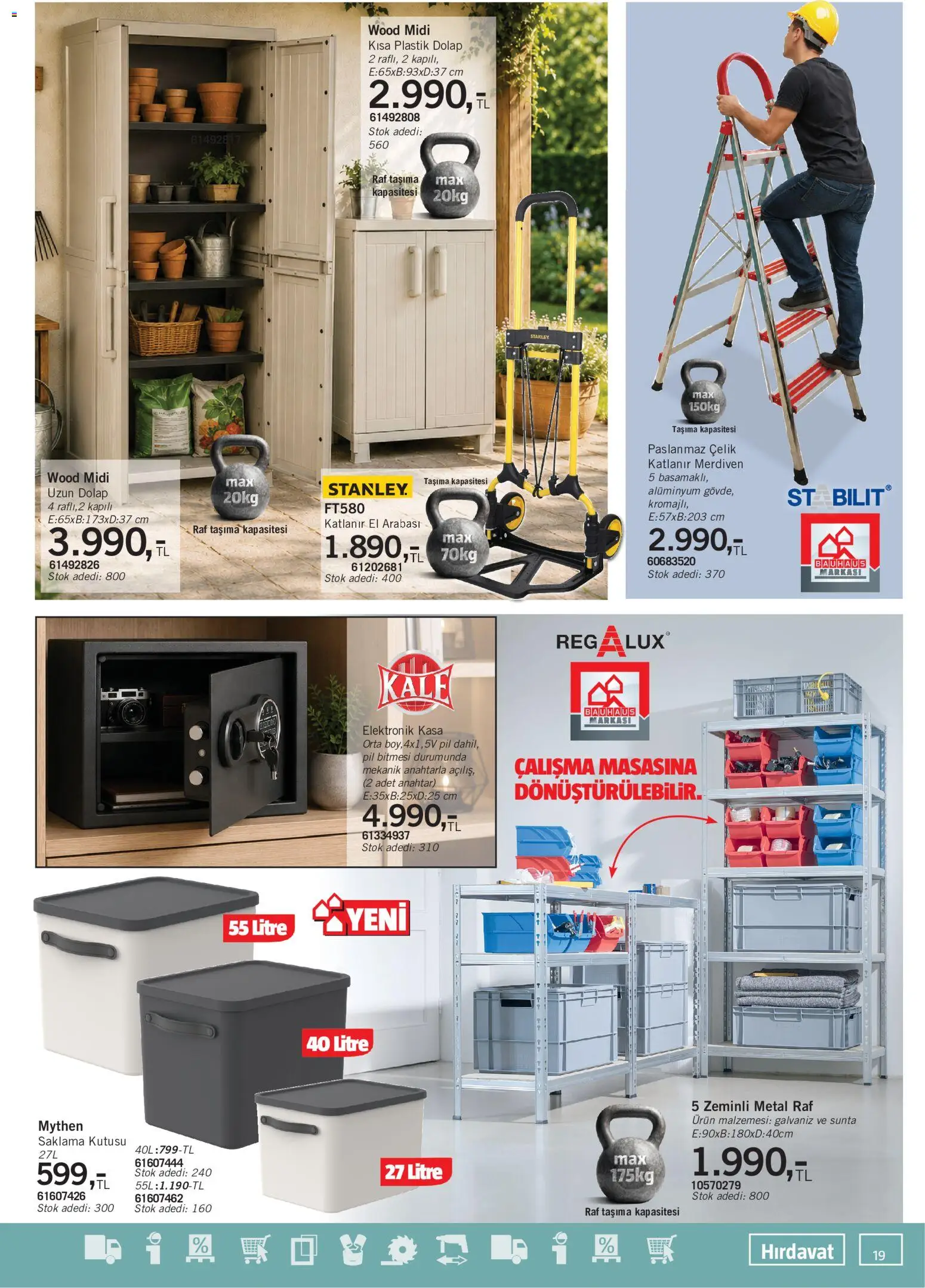Bauhaus Katalog - 01 Ağustos 2026 tarihinden itibaren geçerlidir | Sayfa: 19