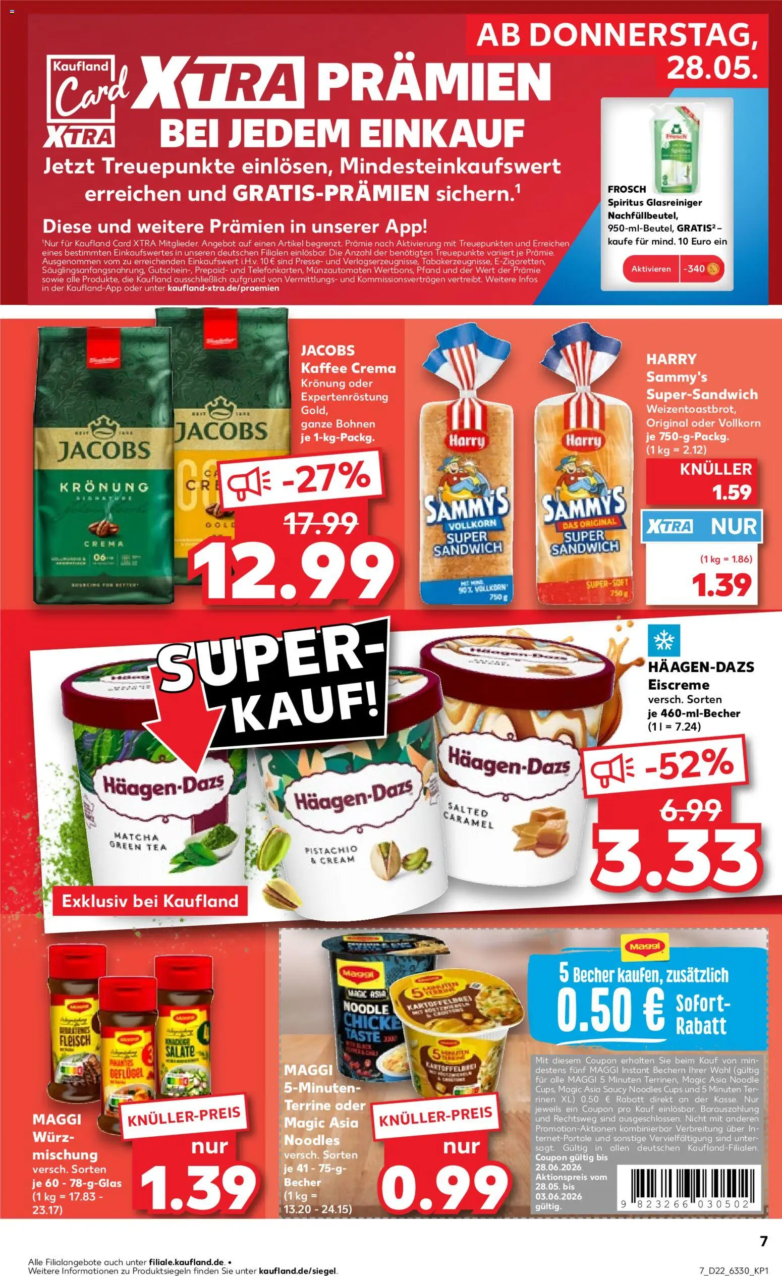 Kaufland Prospekt Kiel – gültig ab 28.05.2026 | Seite: 7 | Produkte: Presse, Maggi, Kaffee, Fleisch