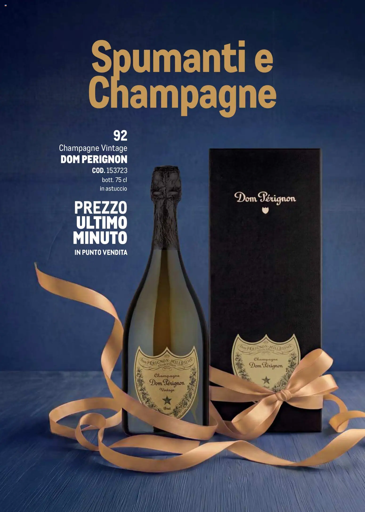 Volantino Metro del 19/10/2026 | Pagina: 96 | Prodotti: Dom Pérignon, Champagne, Astuccio