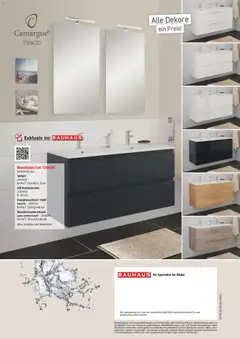 Bauhaus Badmöbel Camargue Espacio ab 25.05.2026 gültig | Seite: 32 | Produkte: Spiegel