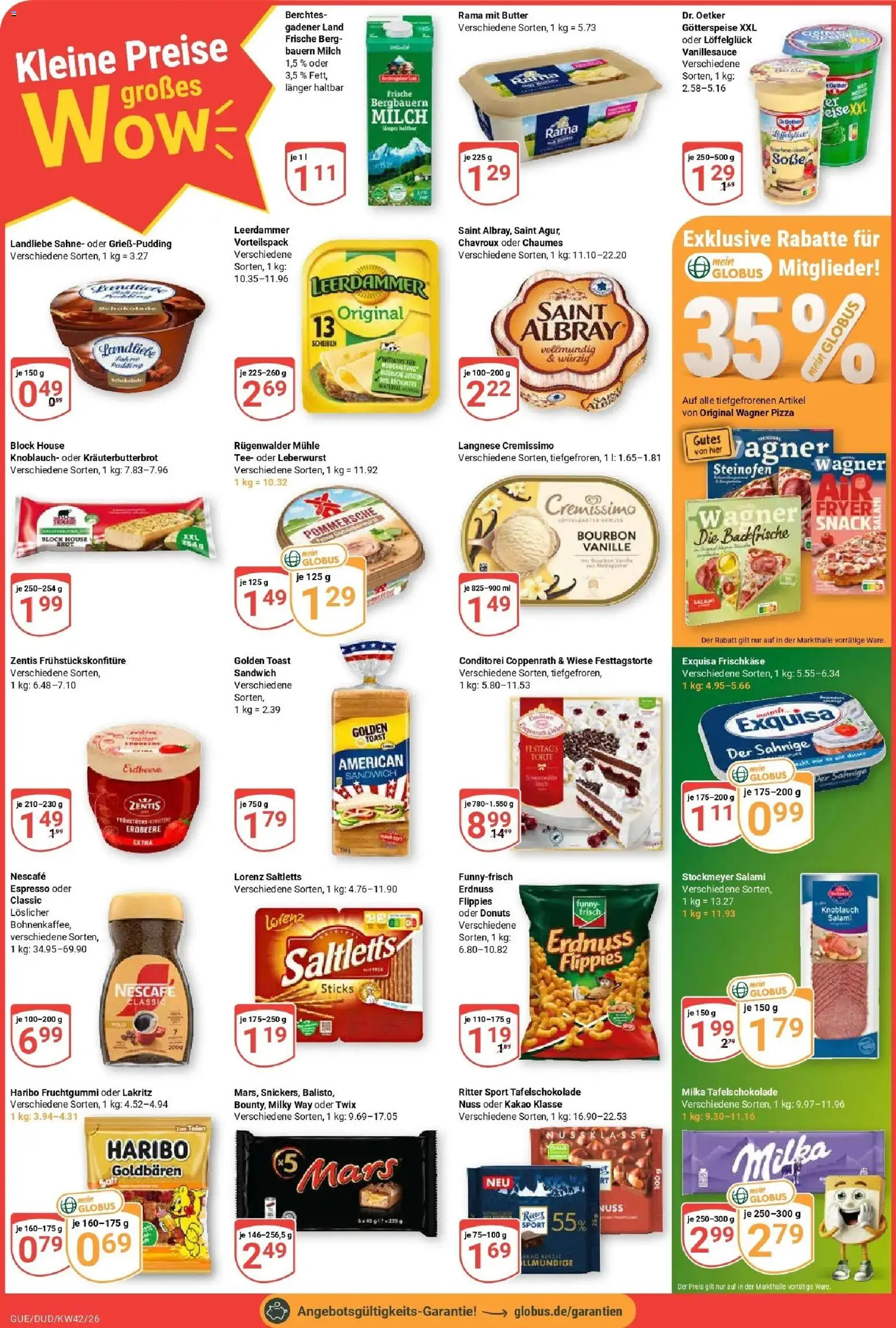 Globus Prospekt Saarbrücken-Dudweiler (ab 12.10.2026) » Angebote online | Seite: 2 | Produkte: Nescafe, Rama, Toast, Twix