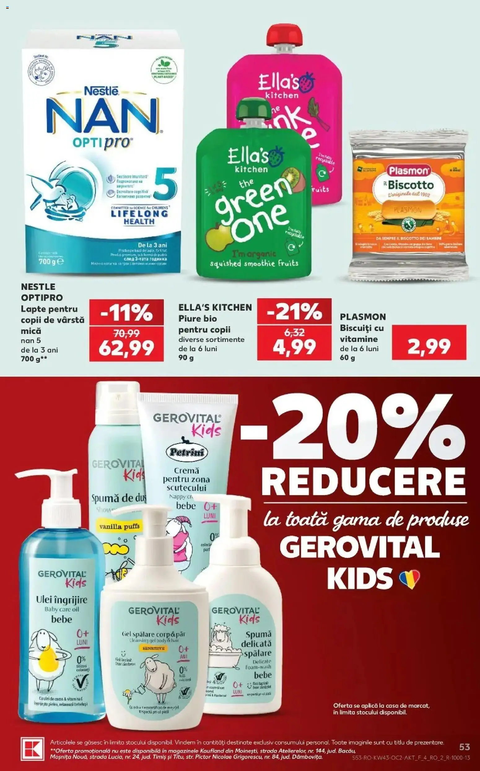 Kaufland Deva 21.10.2026 - Revista si Oferta | Pagină: 53 | Produse: Bio, Baby, Duș, Ulei