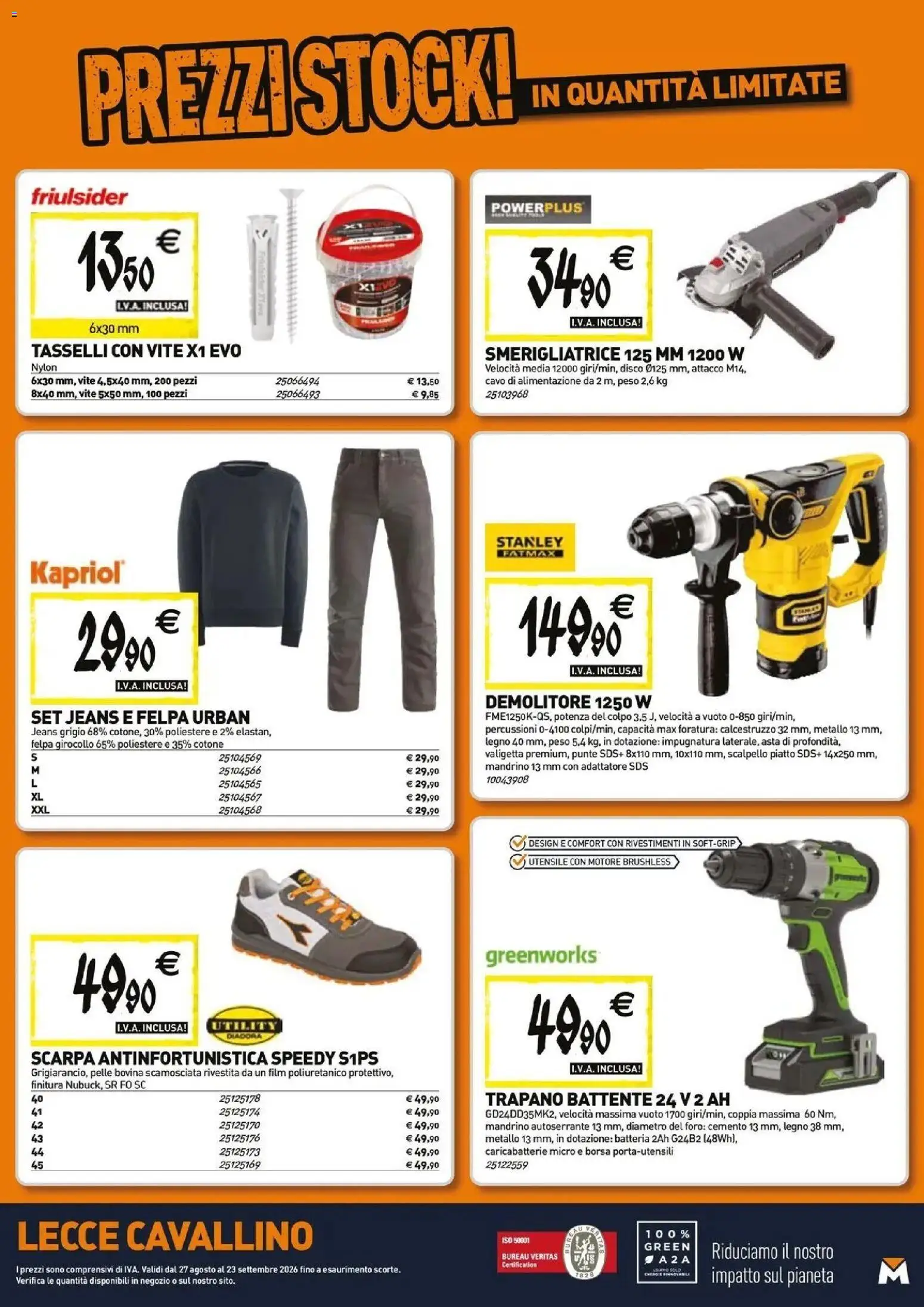 Nuovo TECNOMAT catalogo Cavallino dal 27/08/2026 > offerte anteprima 🛍️ | Pagina: 20 | Prodotti: Felpa, Cavo, Piatto, Cemento