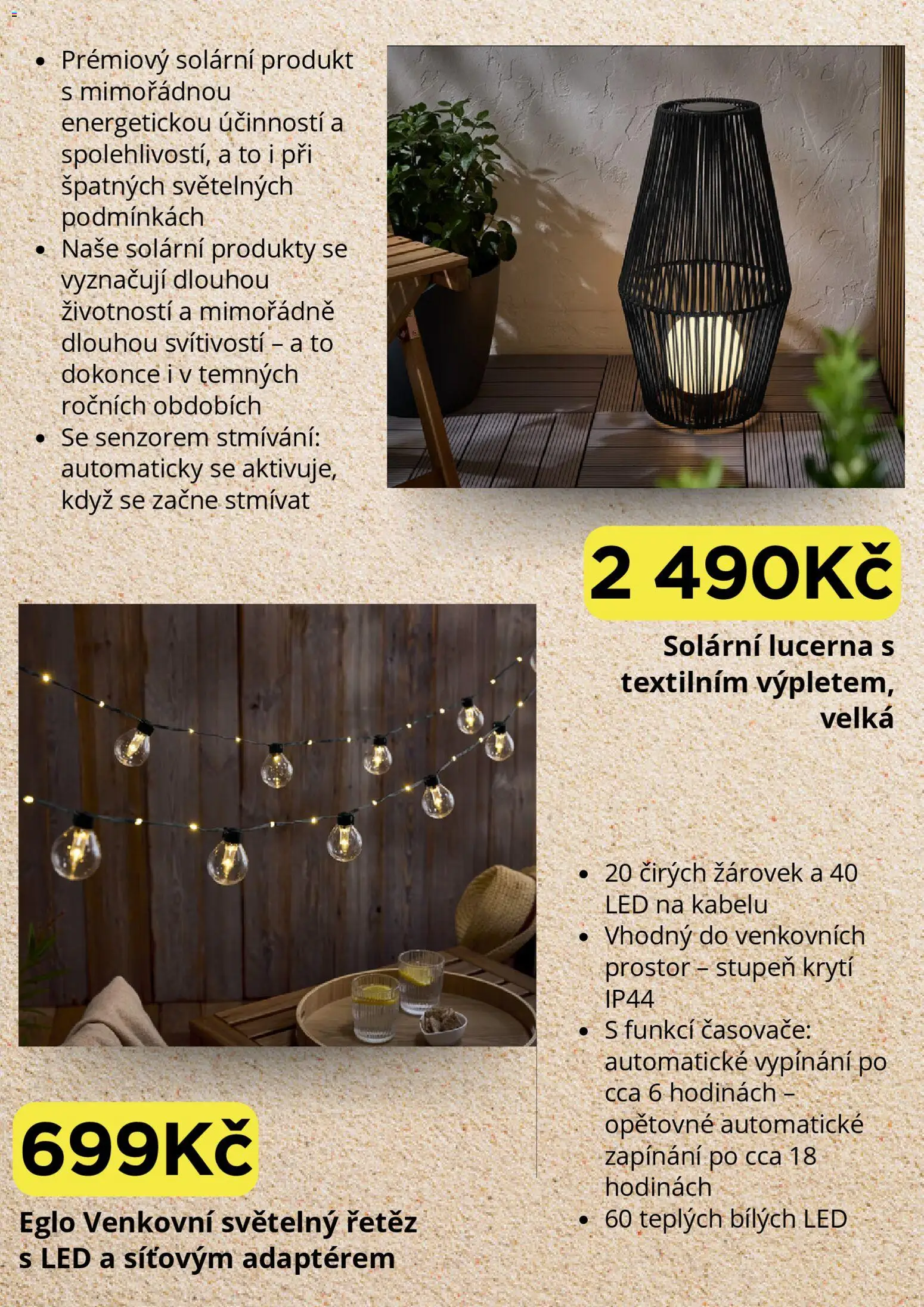 Tchibo leták od 04.03.2026 | Strana: 3 | Produkty: Lucerna, Světelný řetěz, LED