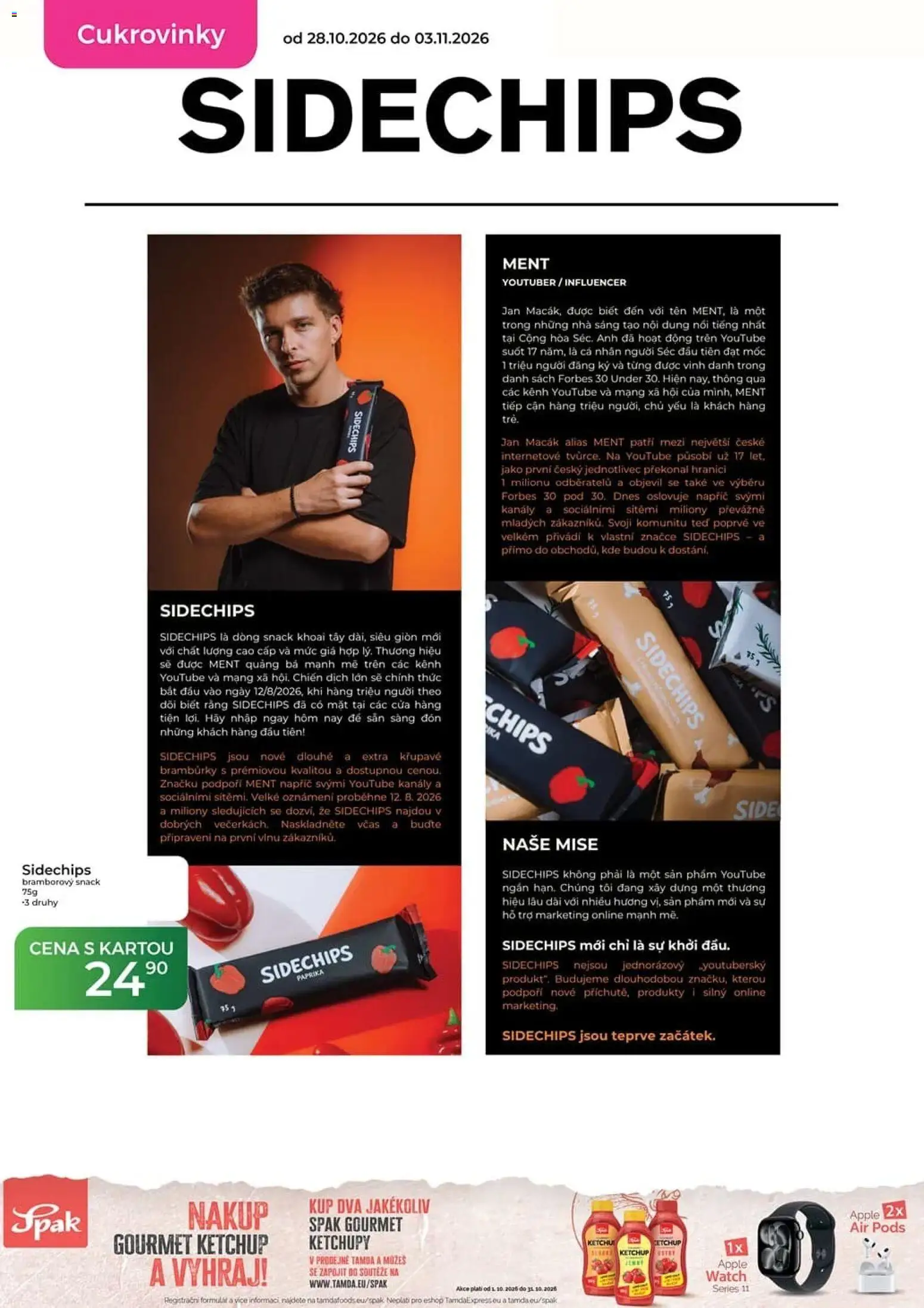 Tamda Foods leták od 28.10.2026 | Strana: 34 | Produkty: Gourmet, Apple, Paprika, Cukrovinky