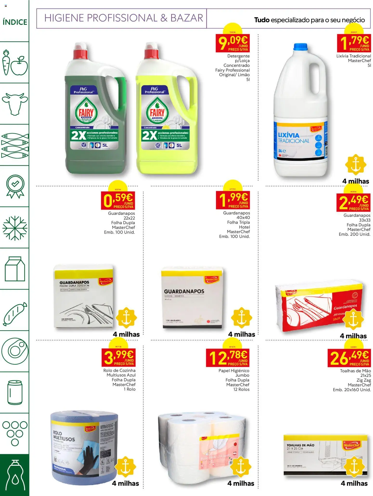 Recheio Horeca Madeira │ válido de 22/09/2026 | Página: 28 | Produtos: Papel higiénico, Guardanapos, Detergente