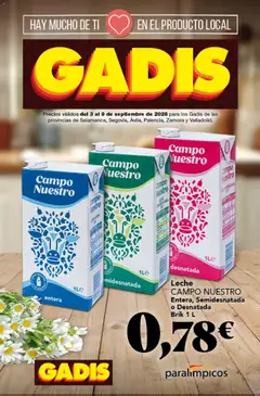 Vista previa Gadis folleto válido desde el 03/09/2026