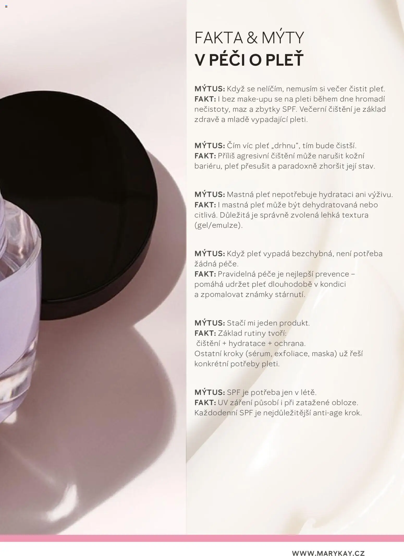 Mary Kay katalog - Průvodce péčí o pleť od 03.08.2026 | Strana: 3 | Produkty: Známky, Maska