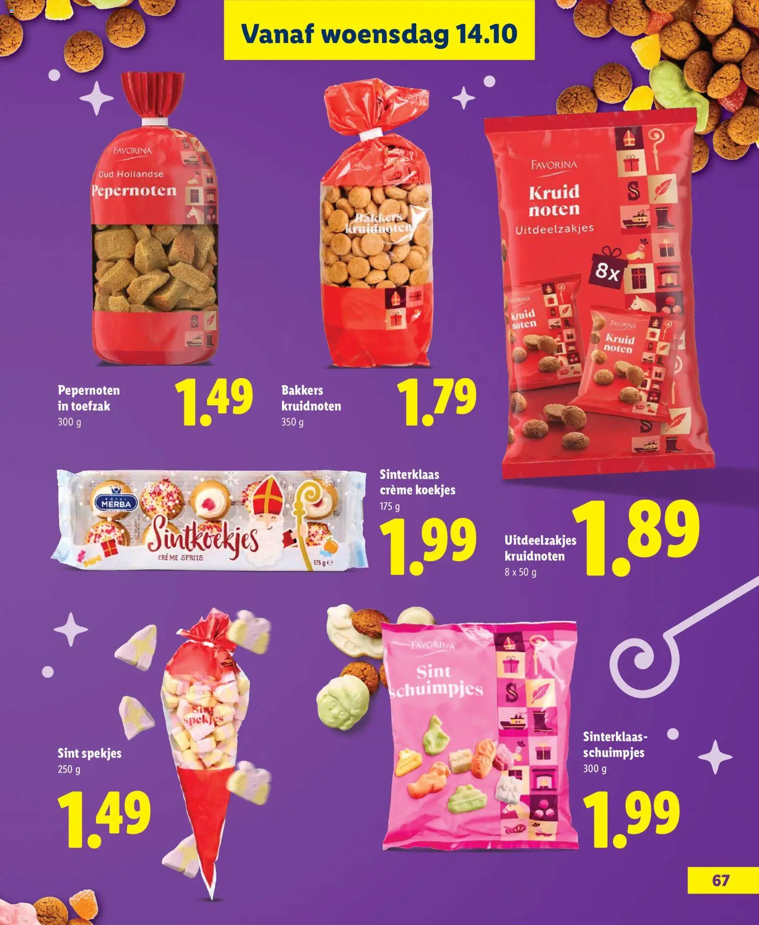 {H1} | Pagina: 67 | Producten: Noten, Koekjes, Crème