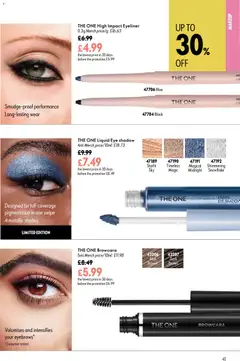 Preview of Oriflame - Offers valid from 29/07/2026 | Page: 41 | Products: Eye shadow, Eyeliner