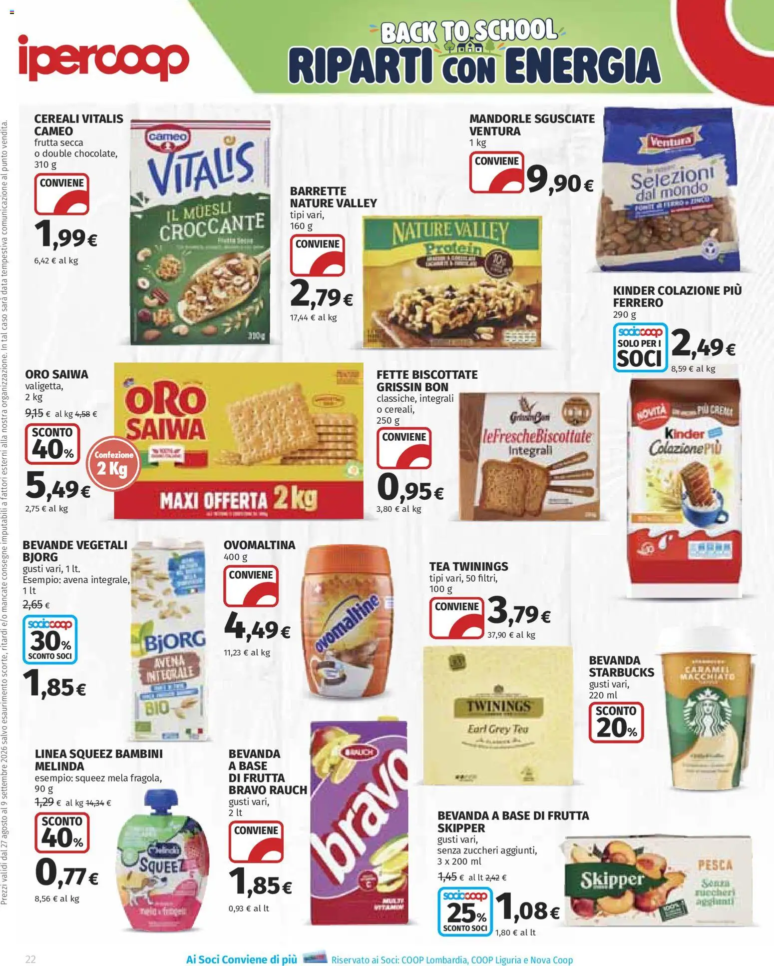Volantino COOP del 27/08/2026 | Pagina: 22