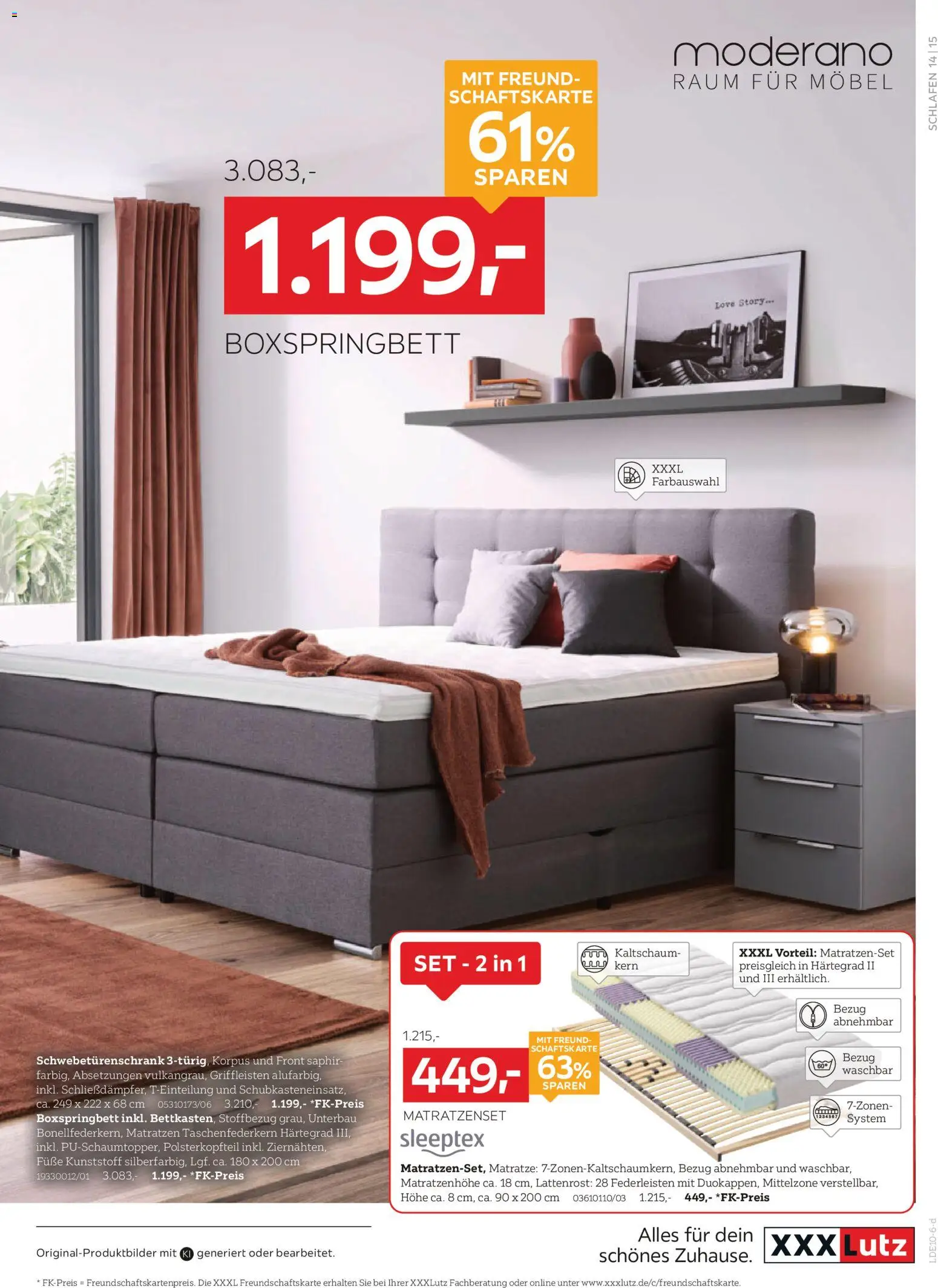 XXXLutz Nr. 1 beim Preis – gültig ab 17.10.2026 | Seite: 15 | Produkte: Sideboard, Schrank