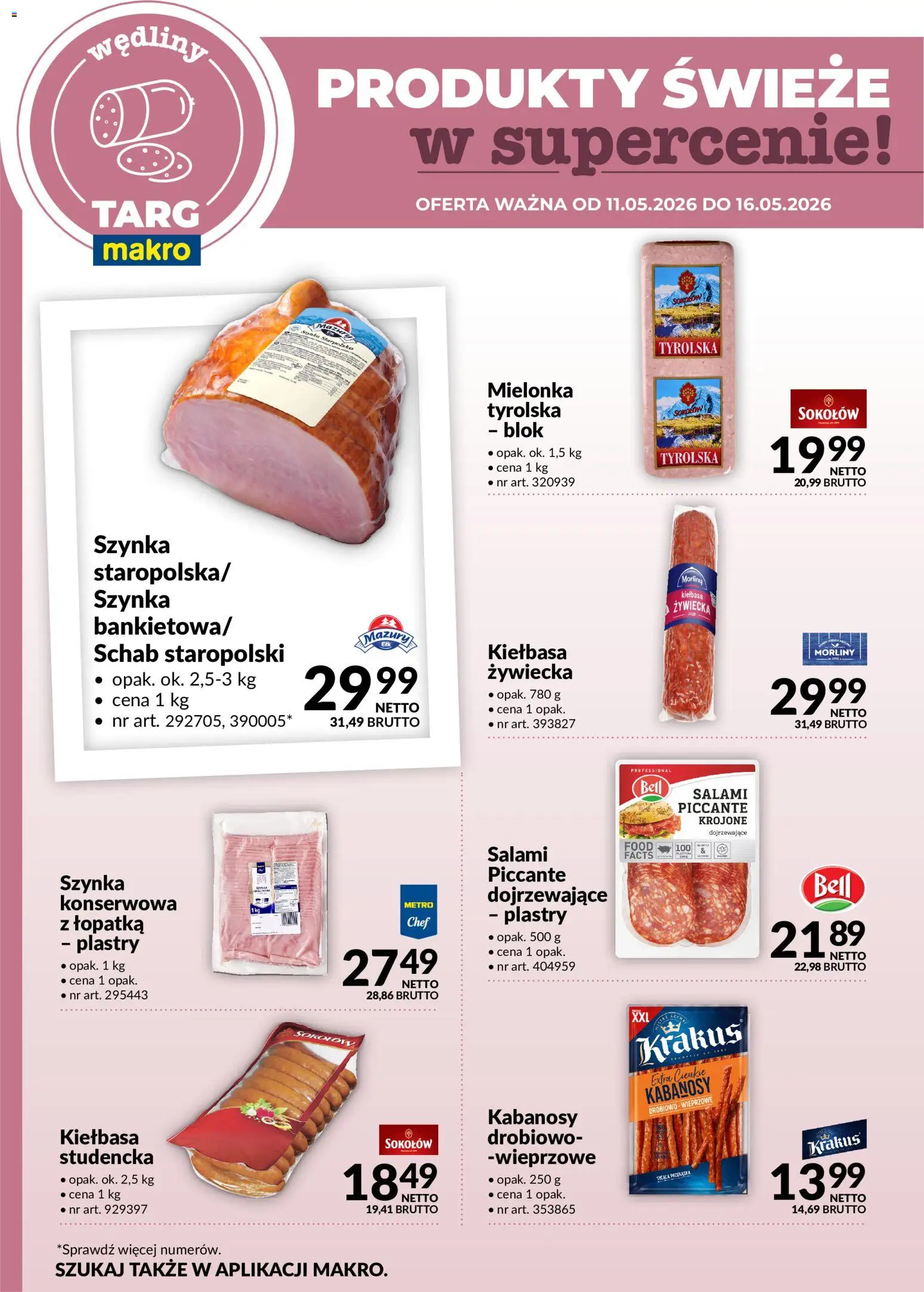 Makro gazetka - Produkty świeże w supercenie od 11.05.2026 | Strona: 2