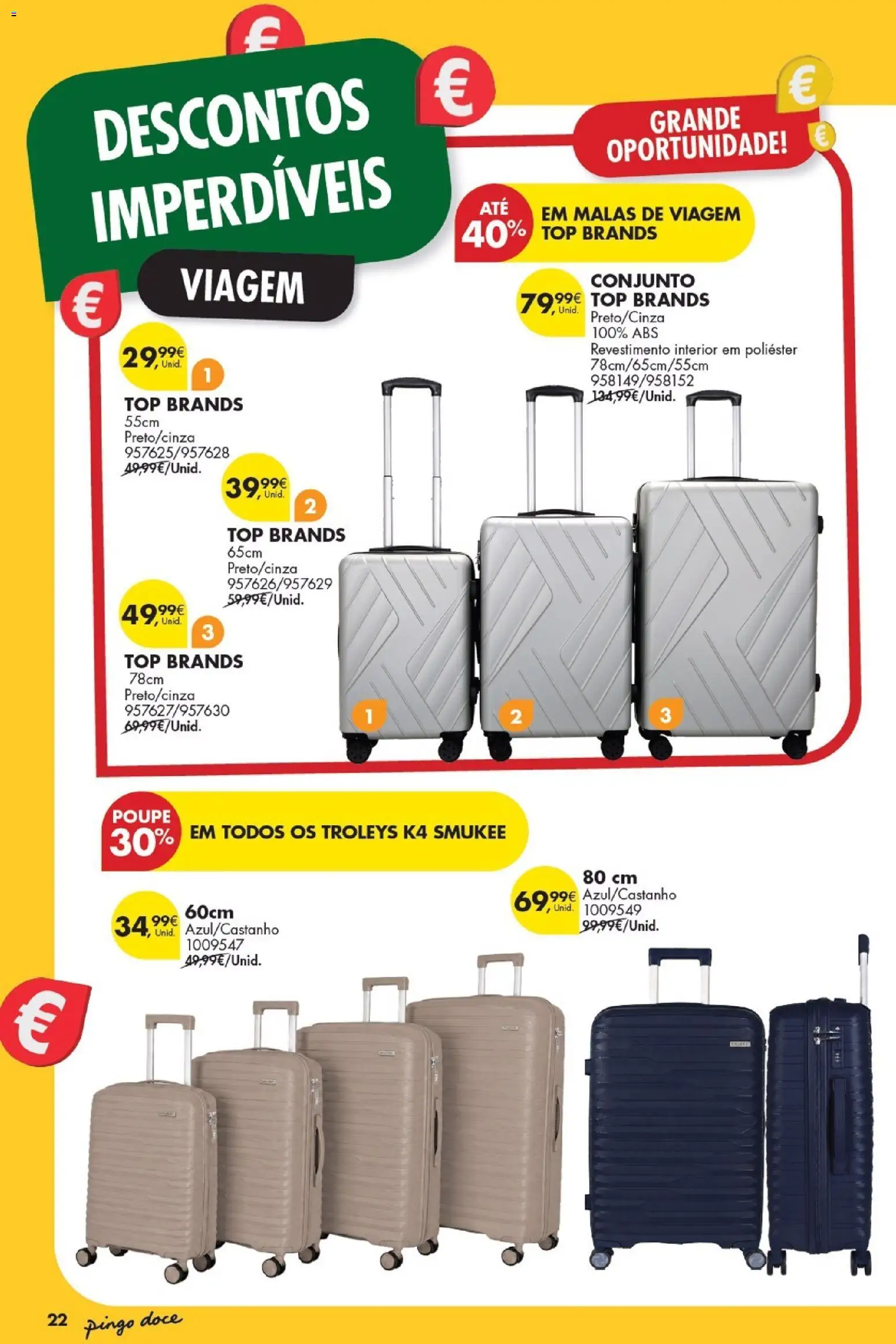 Pingo Doce Bazar Grandes Oportunidades │ válido de 21/07/2026 | Página: 22 | Produtos: Top