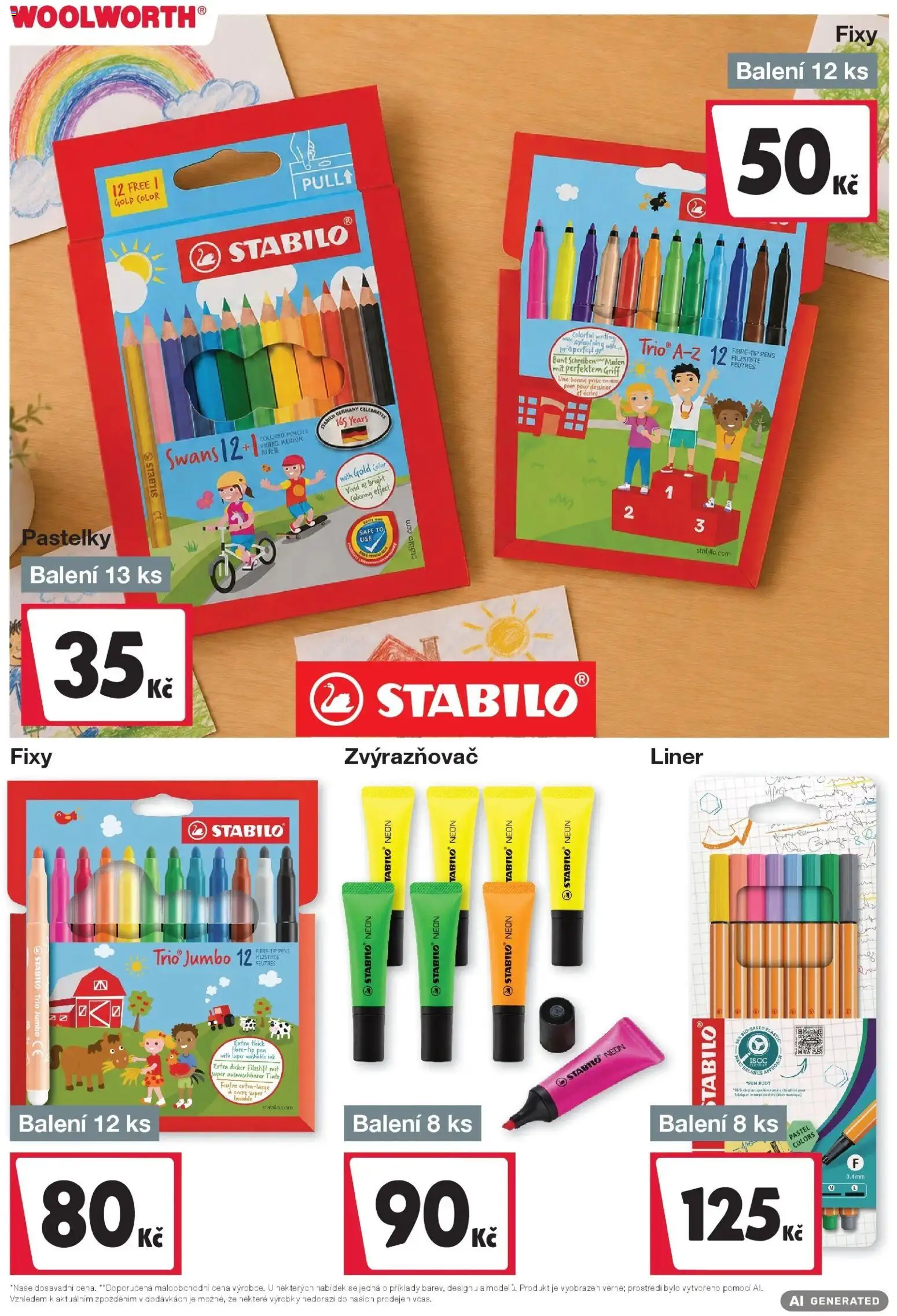 Woolworth leták od 21.08.2026 | Strana: 5 | Produkty: Pastelky, Fixy