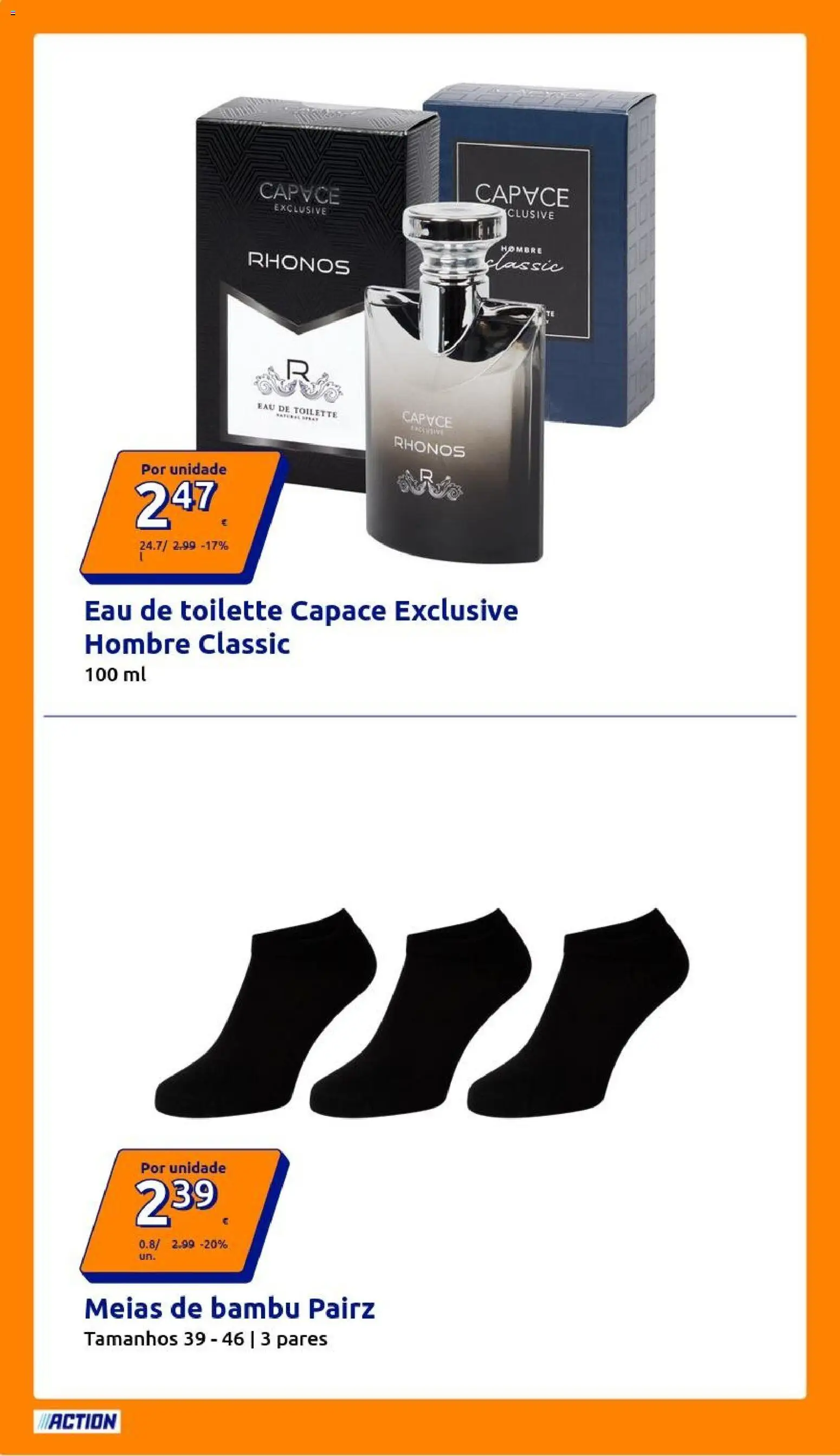 Action folheto │ válido de 10.06.2026 | Página: 10 | Produtos: Eau de toilette, Meias