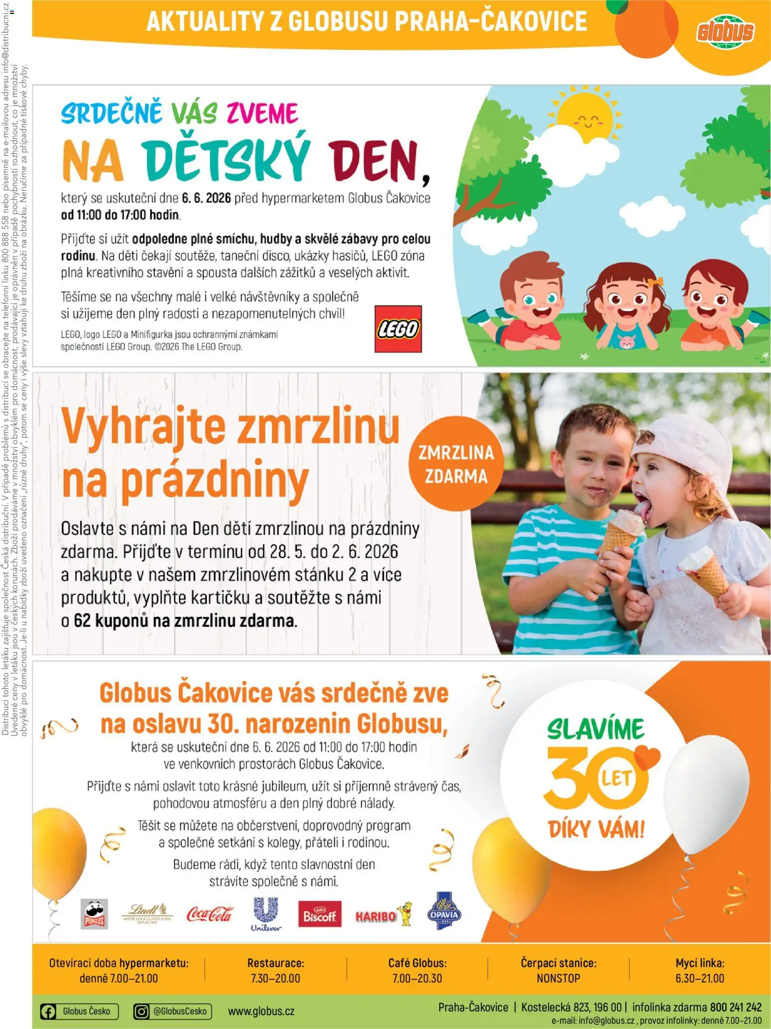 Globus leták - Praha Čakovice od 27.05.2026 | Strana: 41 | Produkty: Globus, LEGO, Haribo, Pringles
