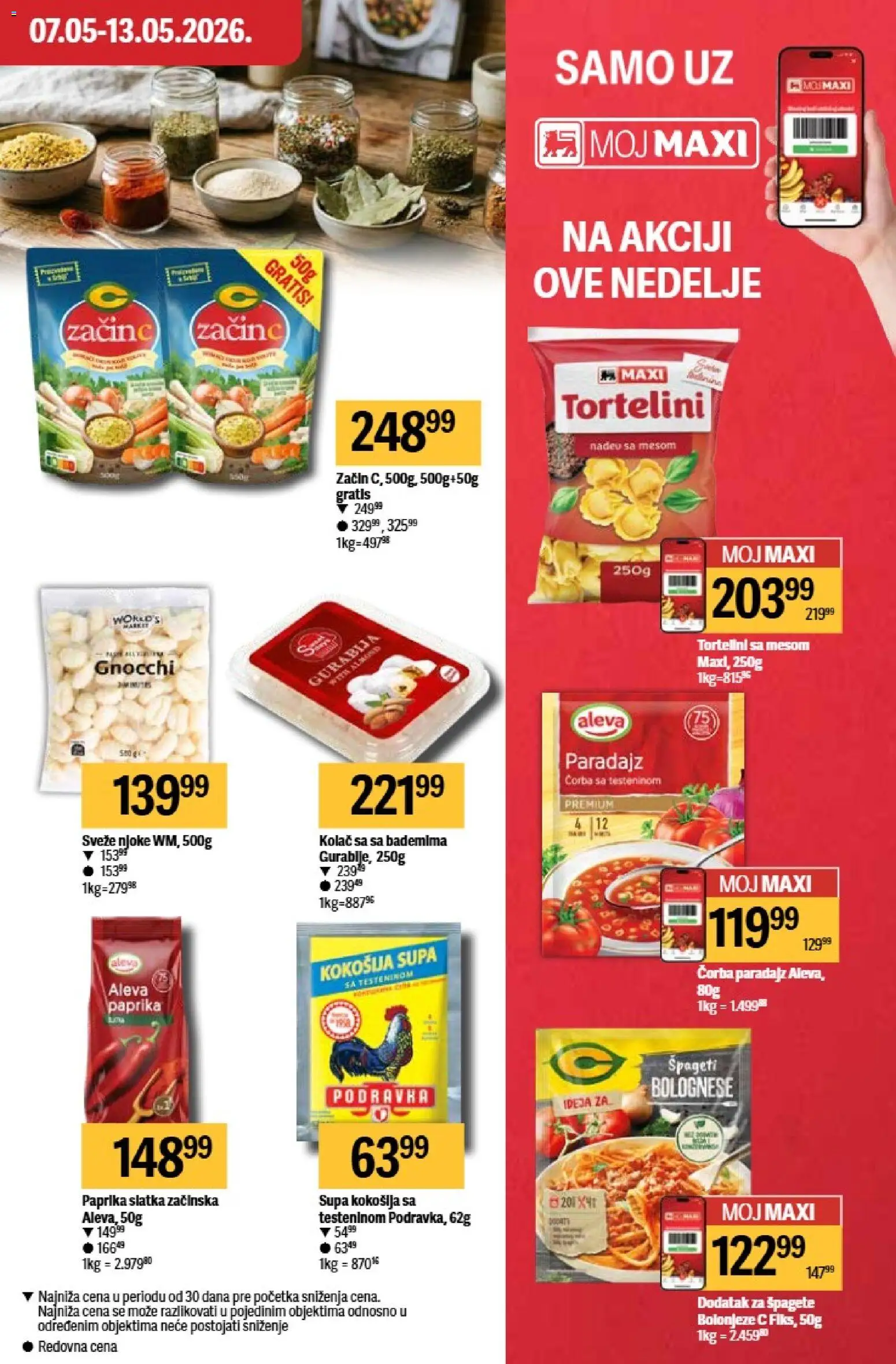 Maxi katalog - važi od 07.05.2026 | Strana: 19 | Proizvode: Kolač, Paprika, Podravka, Paradajz