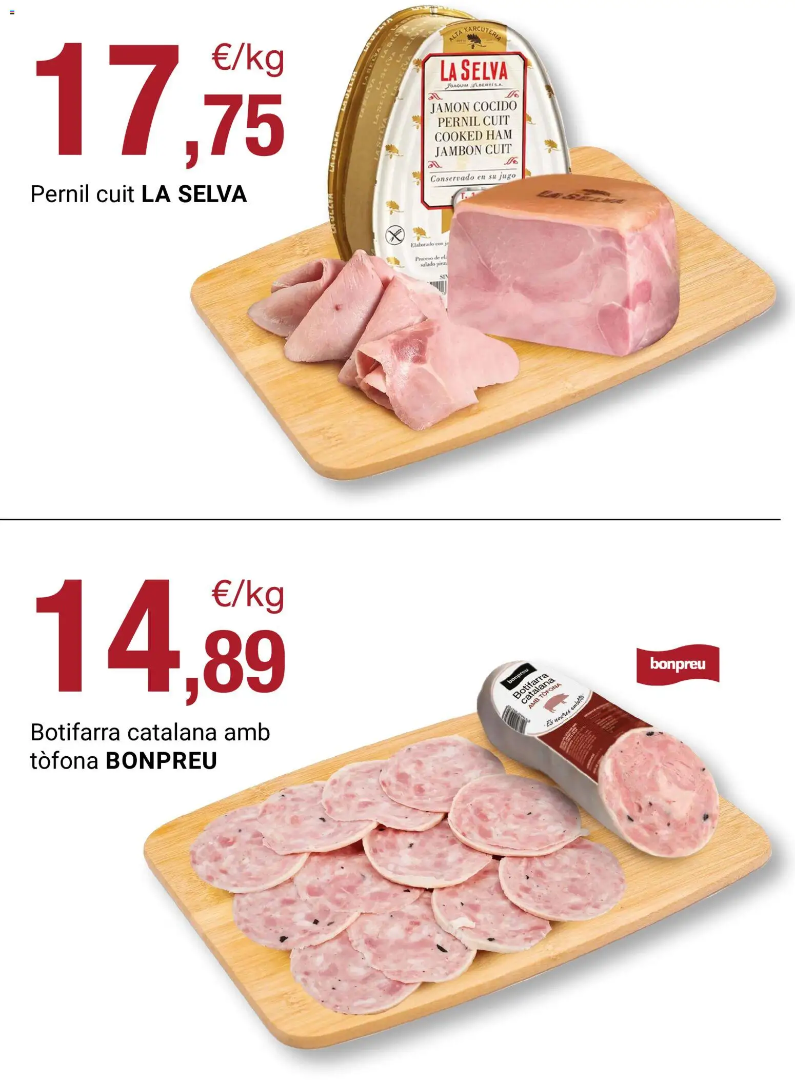 Bonpreu folleto │ válido desde el 19.05.2026 | Página: 70 | Productos: Jamón, Jamón cocido, Jugo