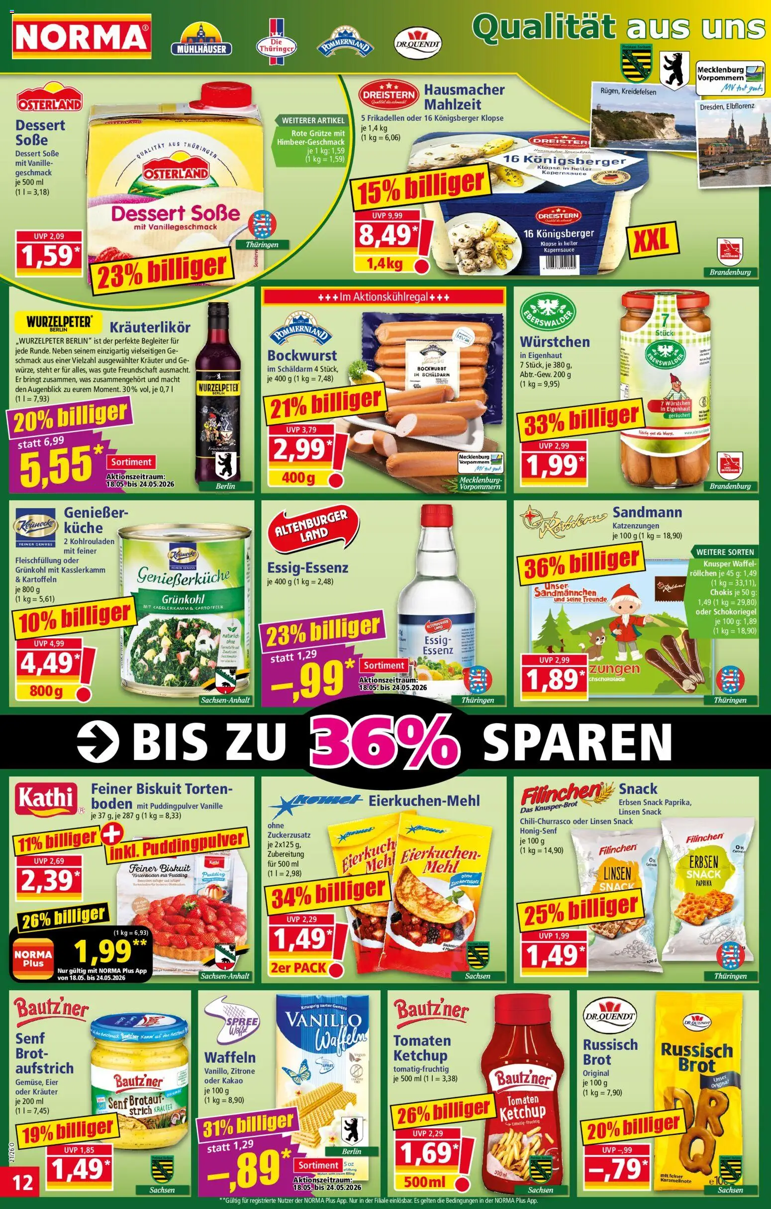 Norma Prospekt 	 | 18.05.2026 | Wie erhält man einen begrenzten Rabatt? | Deutschland