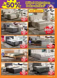 Conforama aktionen ab 30.09.2026 gültig | Seite: 13 | Produkte: Topper, Bett, Boxspringbett