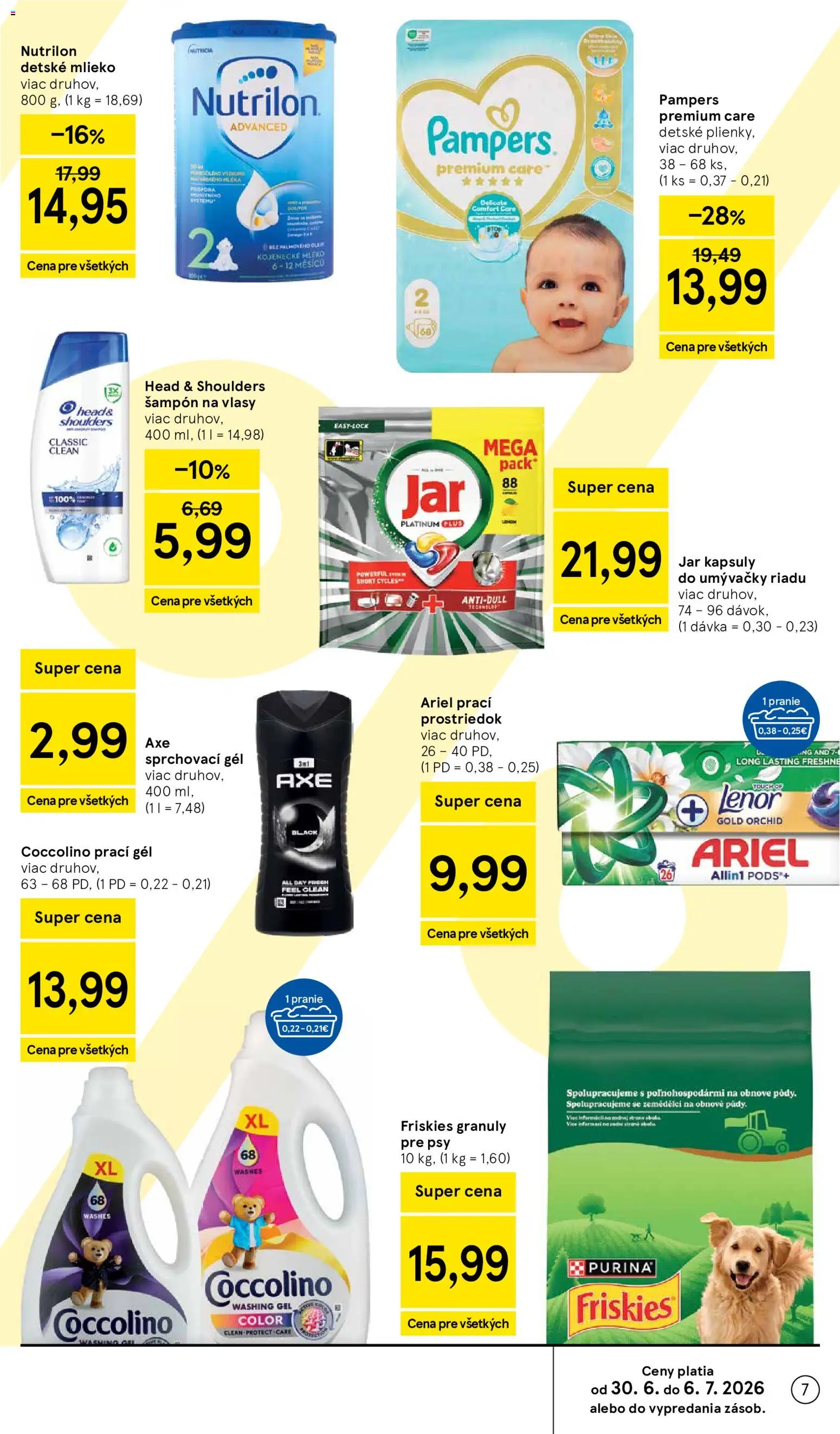 Nové Tesco akcie – leták je platný od 01.07.2026 | Strana: 7
