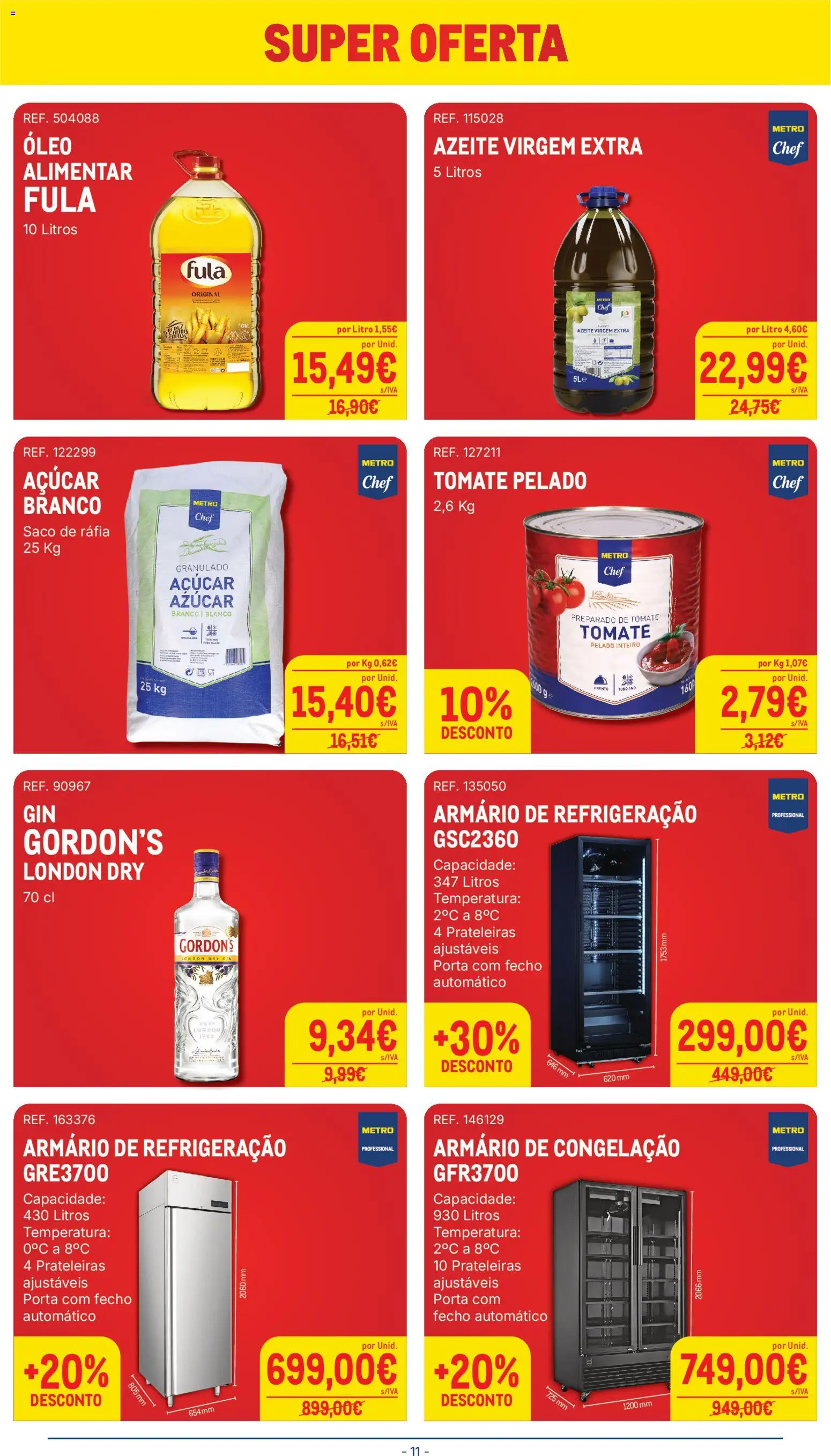 Makro Folheto │ válido de 19.05.2026 | Página: 11 | Produtos: Azeite, Armário, Óleo, Tomate