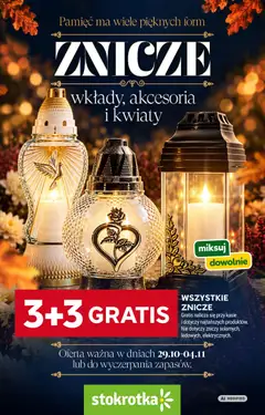 Pogląd oferty "Stokrotka gazetka - Katalog Znicze" - ważna od 29.10.2026
