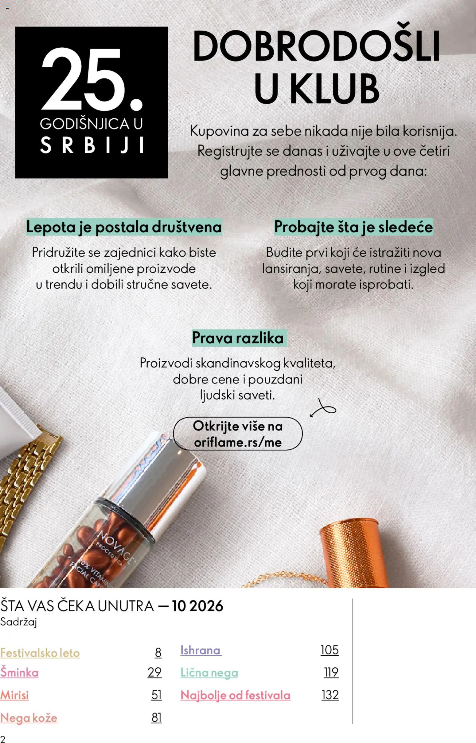 Oriflame katalog - važi od 15.07.2026 | Strana: 2 | Proizvode: Šminka