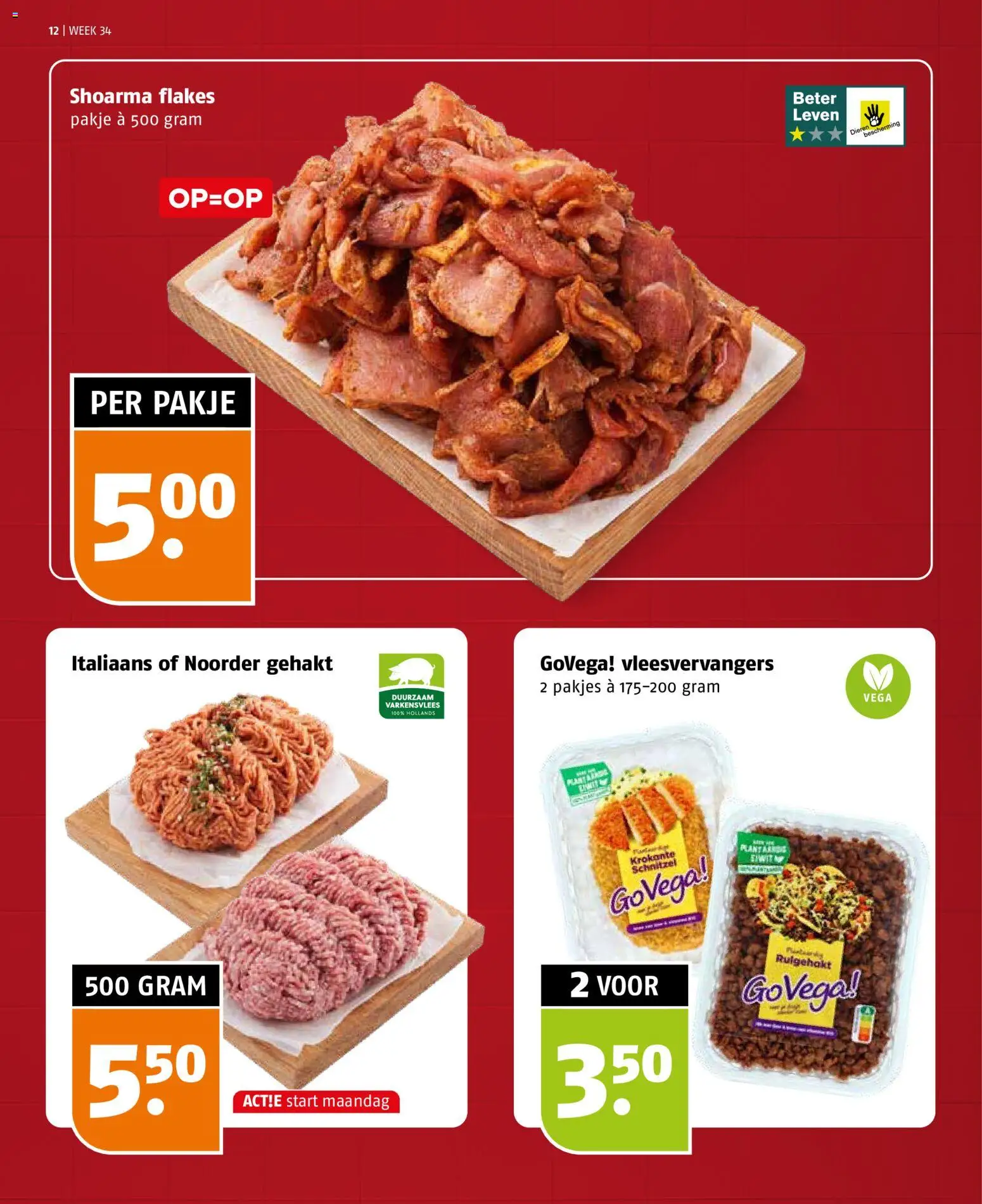 {H1} | Pagina: 12 | Producten: Varkensvlees, Gehakt, Schnitzel