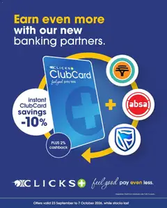 Clicks specials catalogue – valid from 23/09/2026