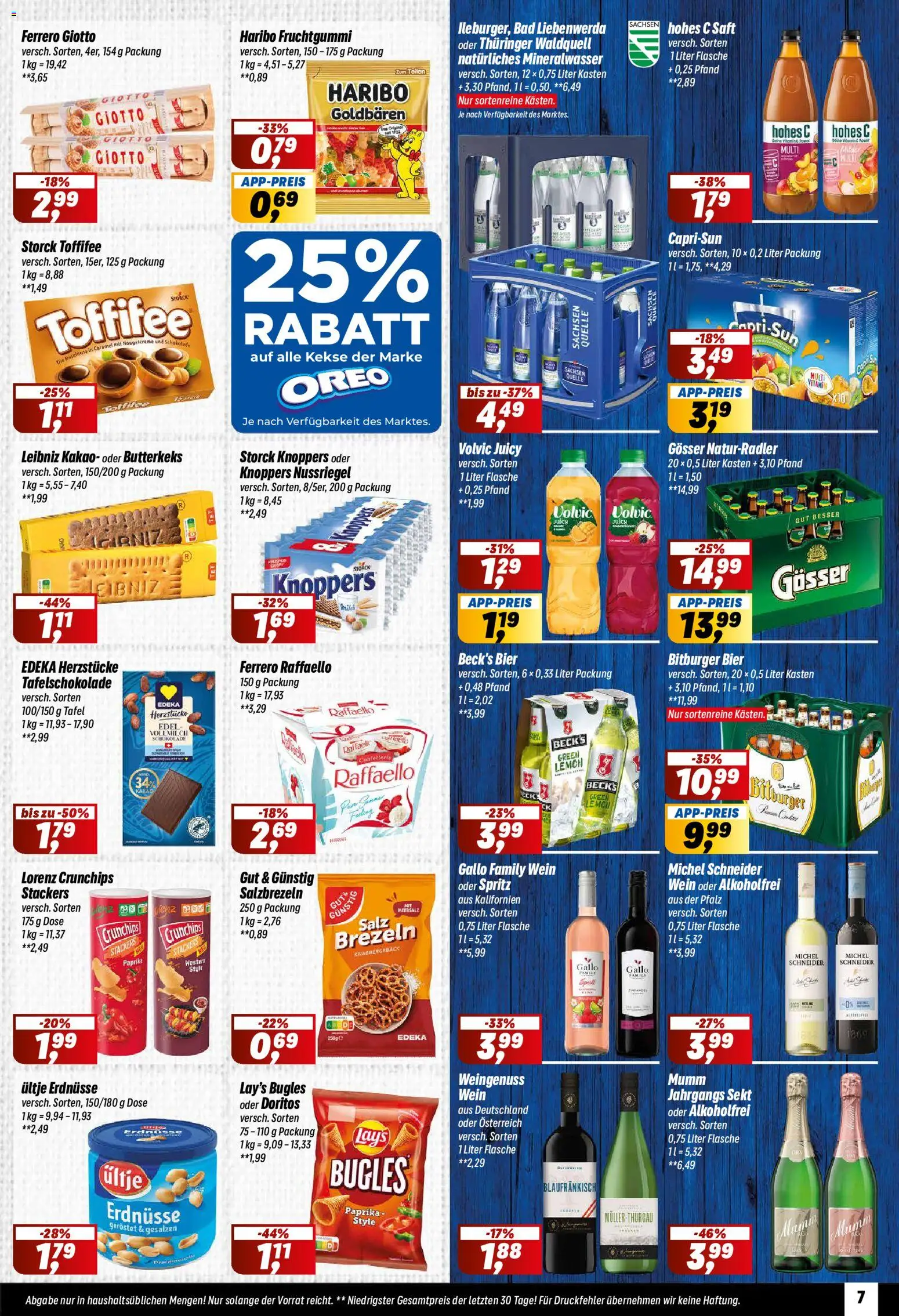 Simmel Prospekt – gültig ab 29.06.2026 | Seite: 7 | Produkte: Schokolade, Paprika, Toffifee, Lorenz crunchips