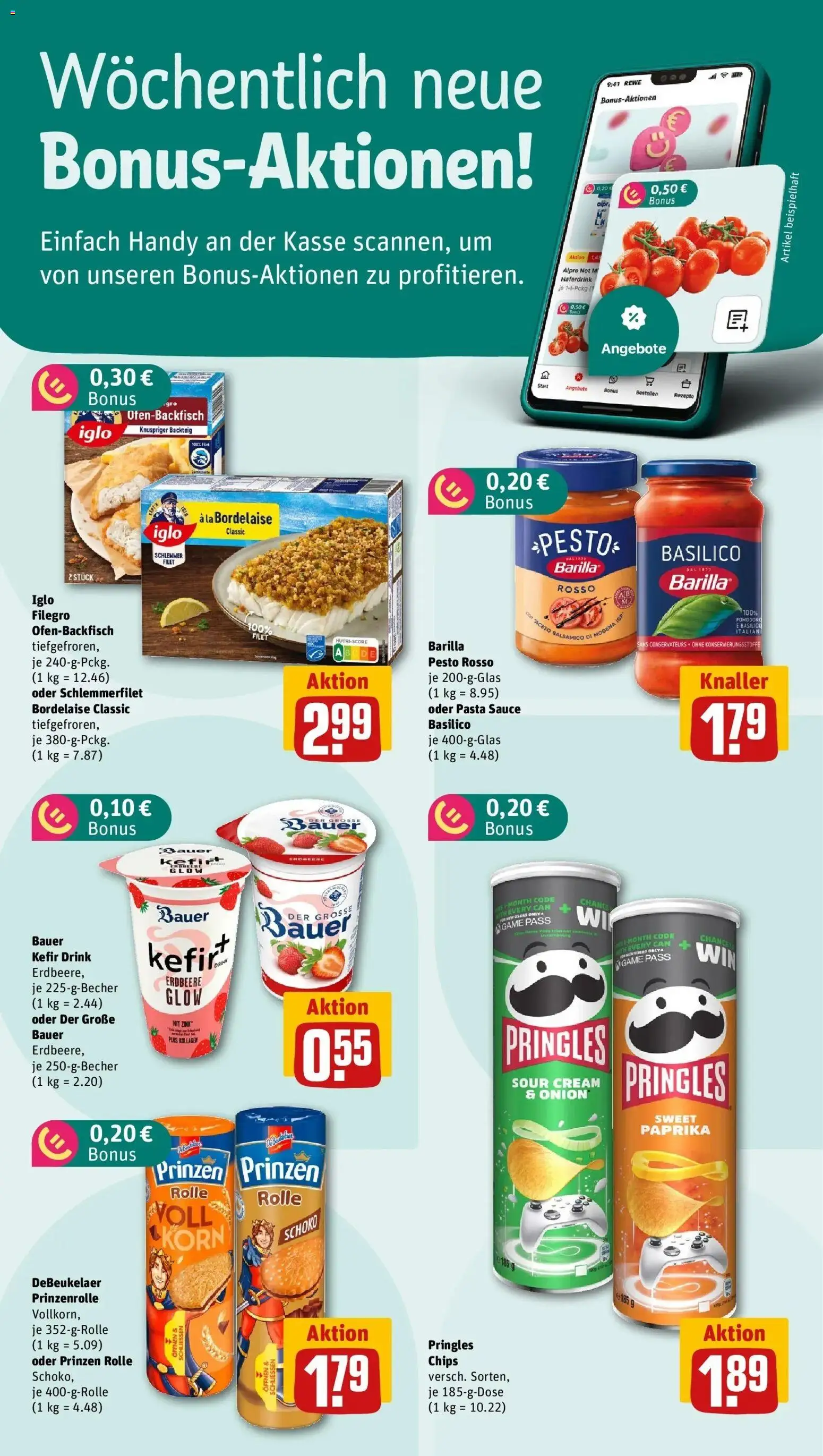 Rewe Prospekt Niederkrüchten	 – gültig ab 10.05.2026 | Seite: 2 | Produkte: Kefir, Barilla, Haferdrink, Chips