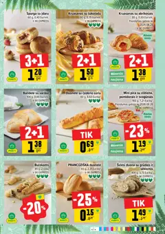 IKI leidinys galioja nuo 2026.06.22 | Puslapis: 21 | Prekių: Spurga, Duona, Varškė, Pica